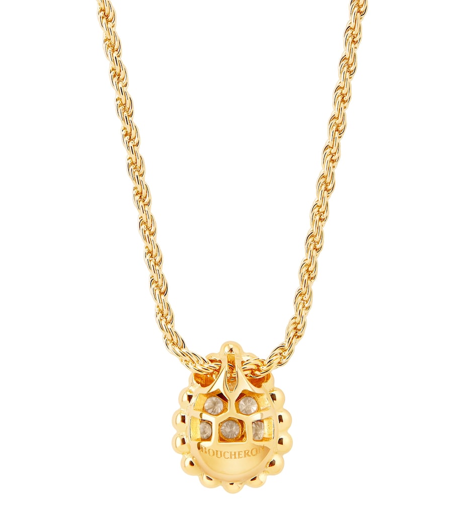 Yellow Gold Diamond Serpent Bohème Pendant Necklace GOLD Image 3