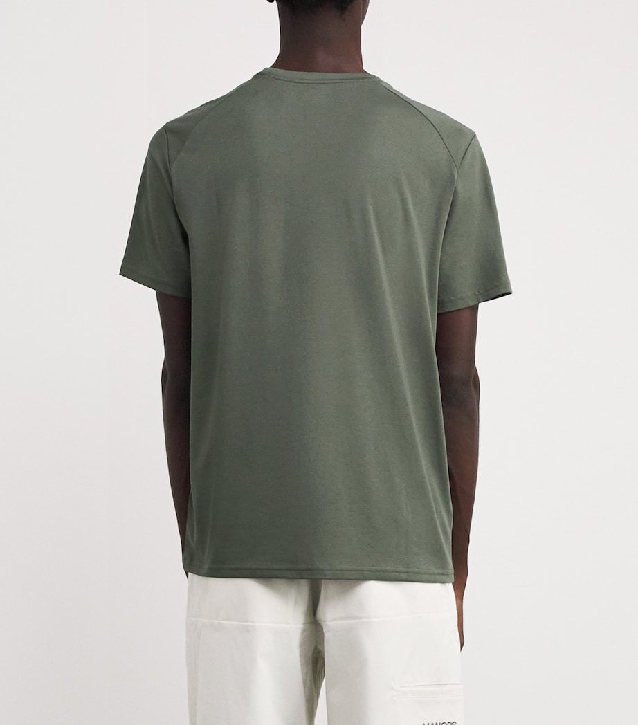 Cotton-Blend Performance T-Shirt FOSSIL GREEN Image 4