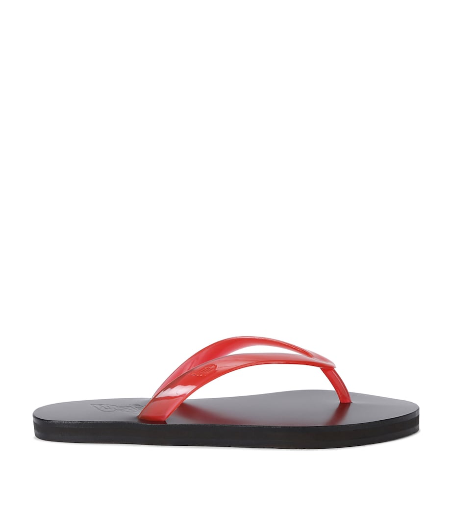 Ancient Greek Sandals Jelly Saionara Flip Flops Red/other Image 1