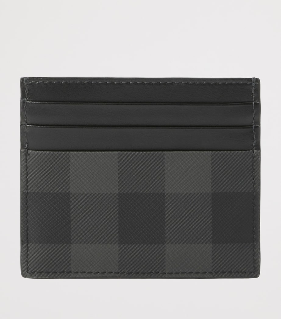 Burberry Tall Check Card Holder Charcoal Image 2