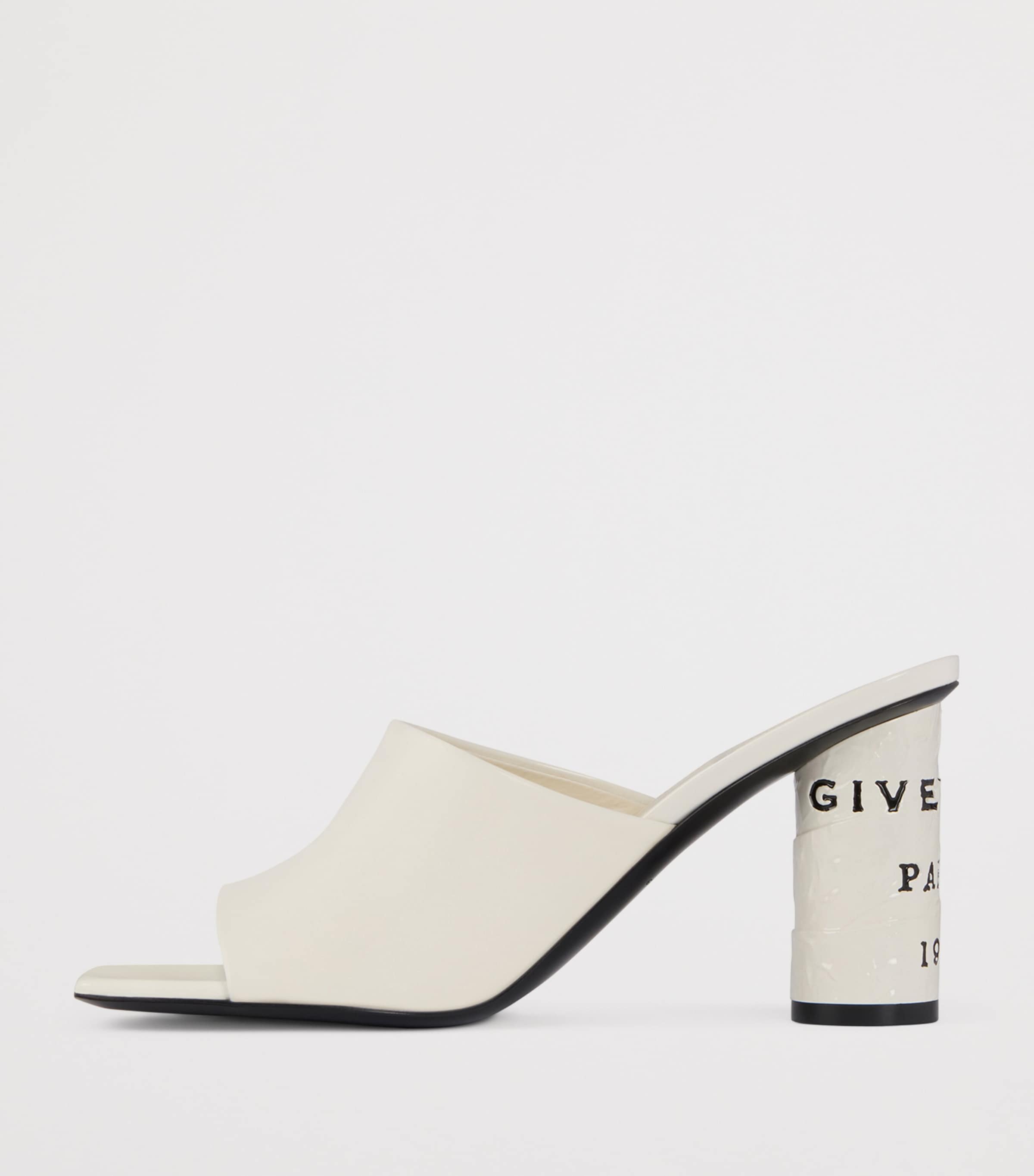 Givenchy Leather Tape Heeled Mules 85 Image 3