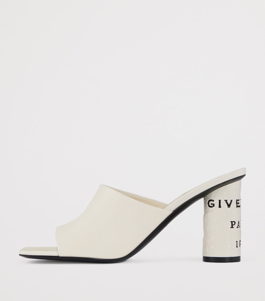 Givenchy Leather Tape Heeled Mules 85 Image 3