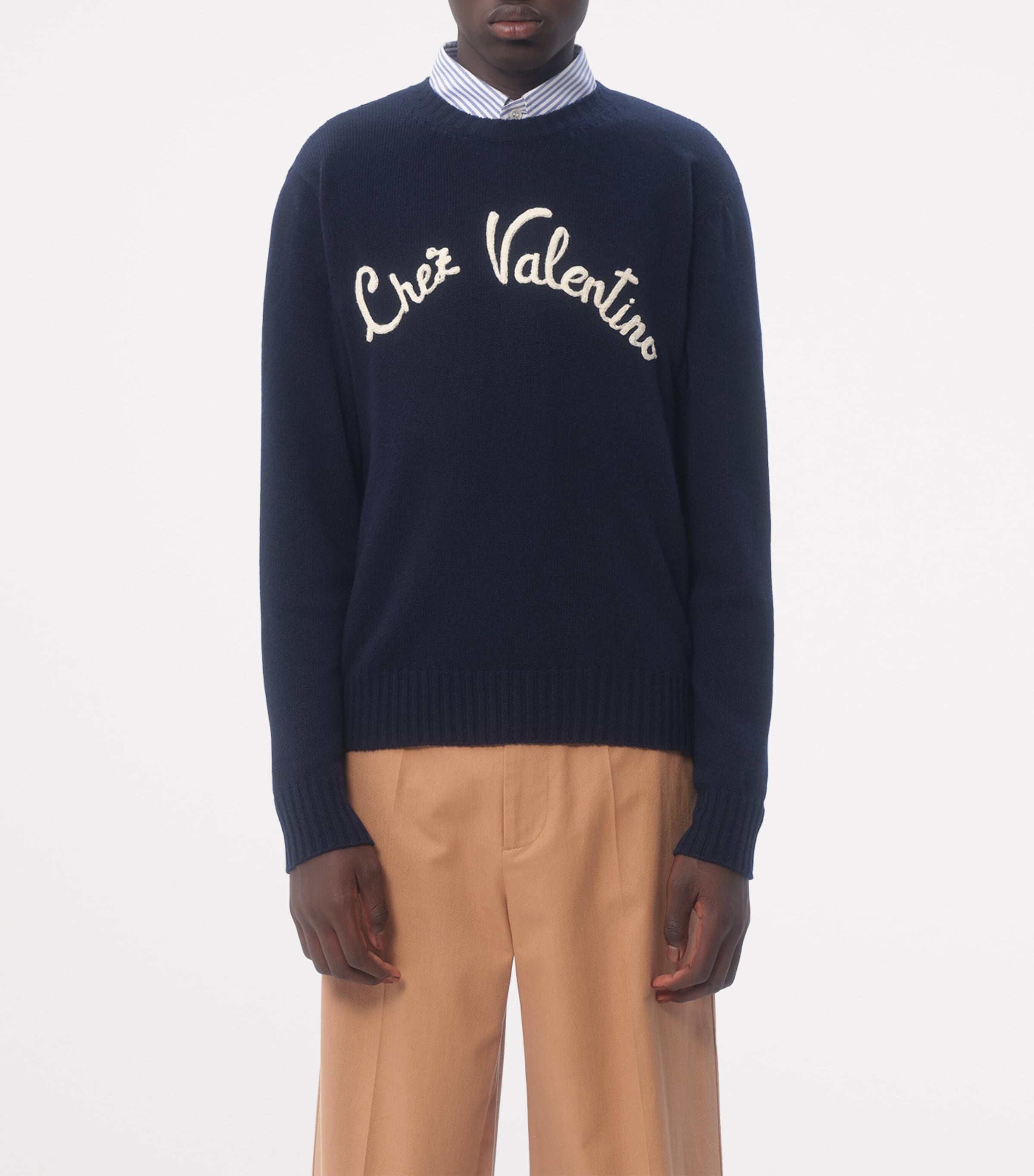 Valentino Virgin Wool Chez Valentino Sweater | Harrods US