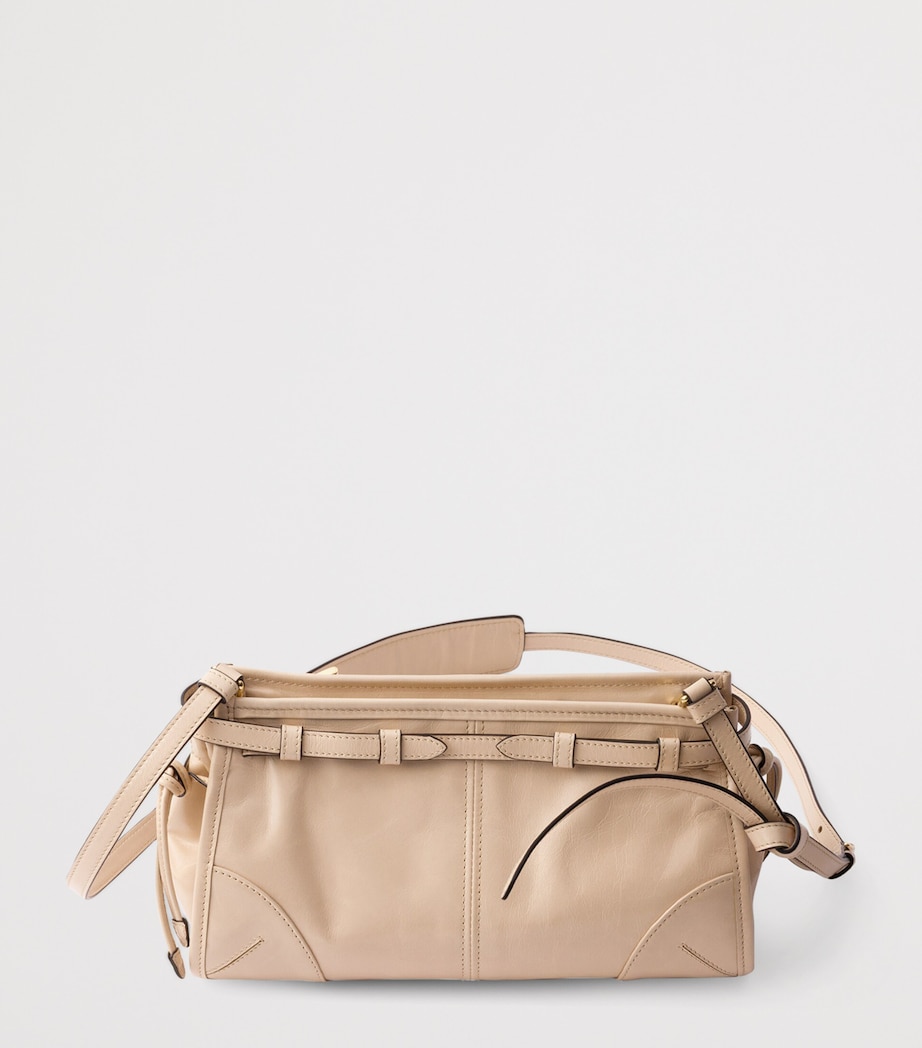 Small Leather Shoulder Bag F03MV Image 4