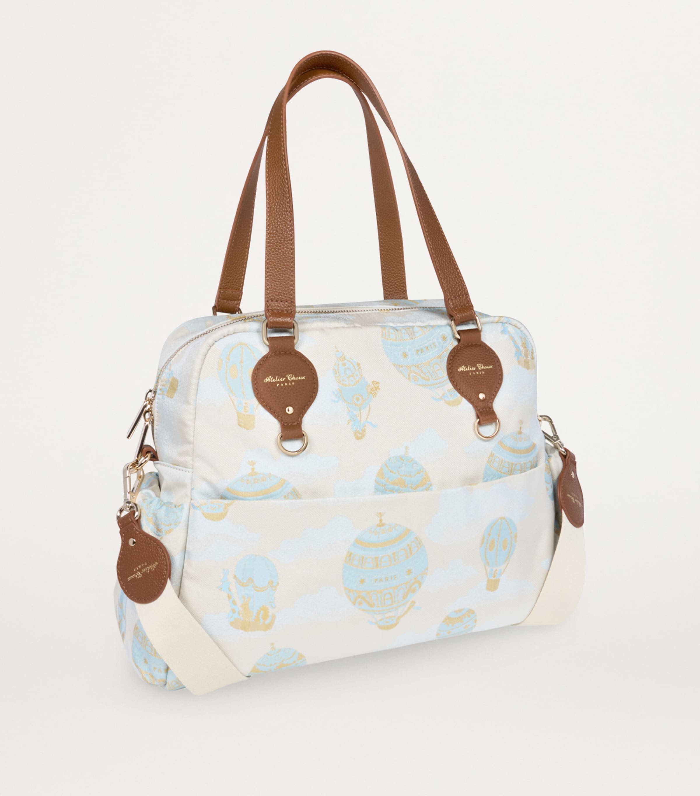 Changing Bag and Mat Set BLUE HOT AIR BALLOON Image 2