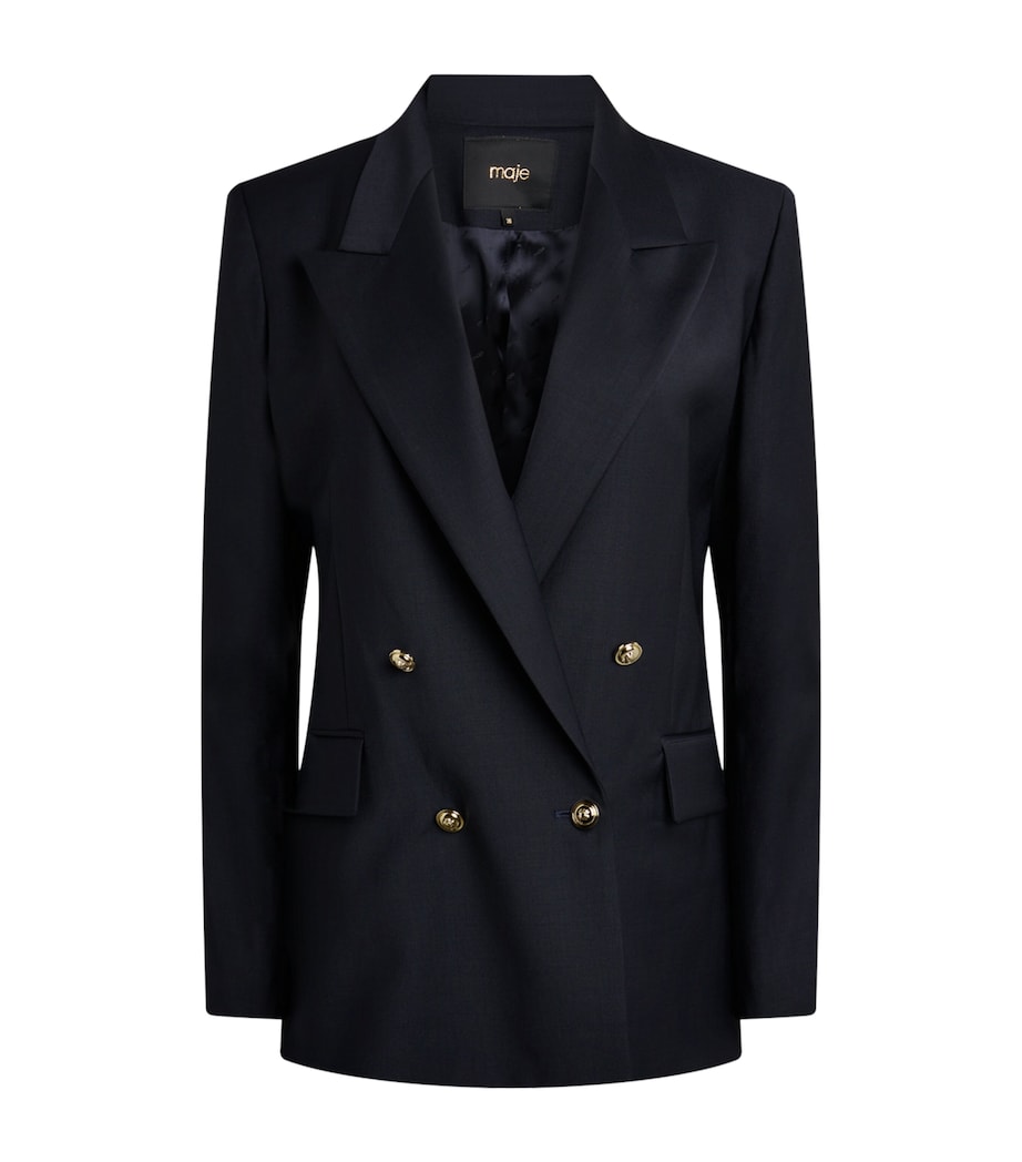Double-Breasted Blazer NAVY Image 1