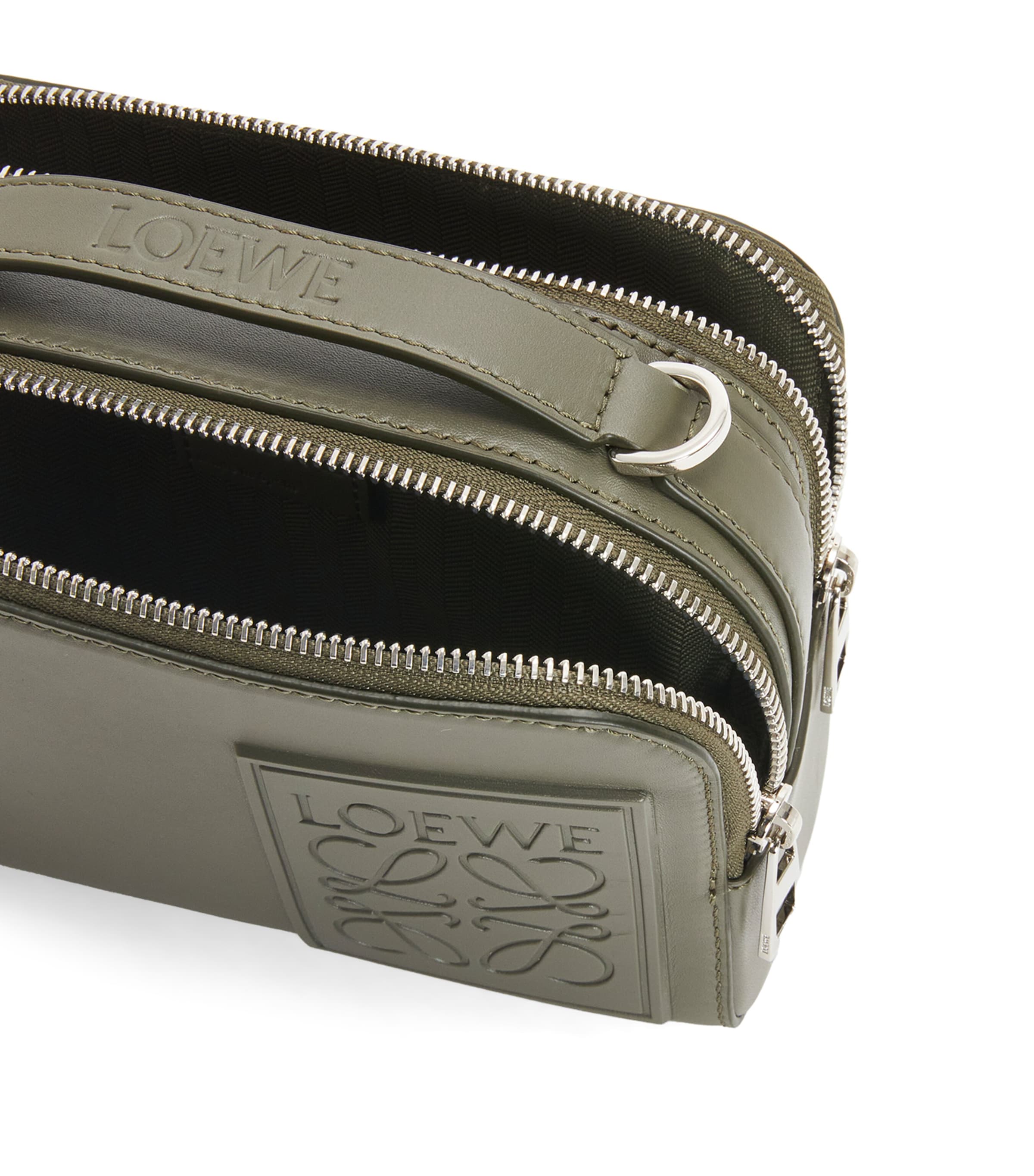 Mini Leather Camera Cross-Body Bag KHAKI GREEN Image 4