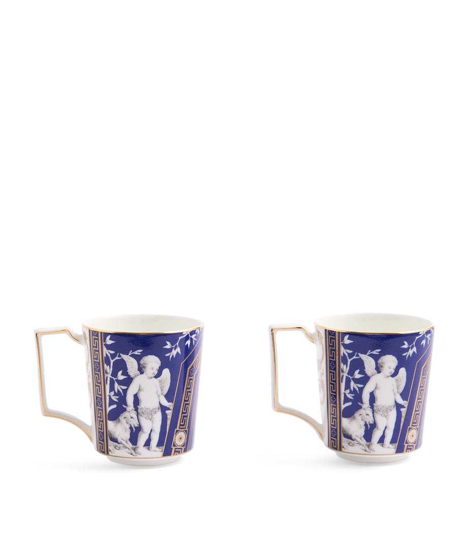 Set of 2 Renaissance Mugs (300ml) BLUE Image 3