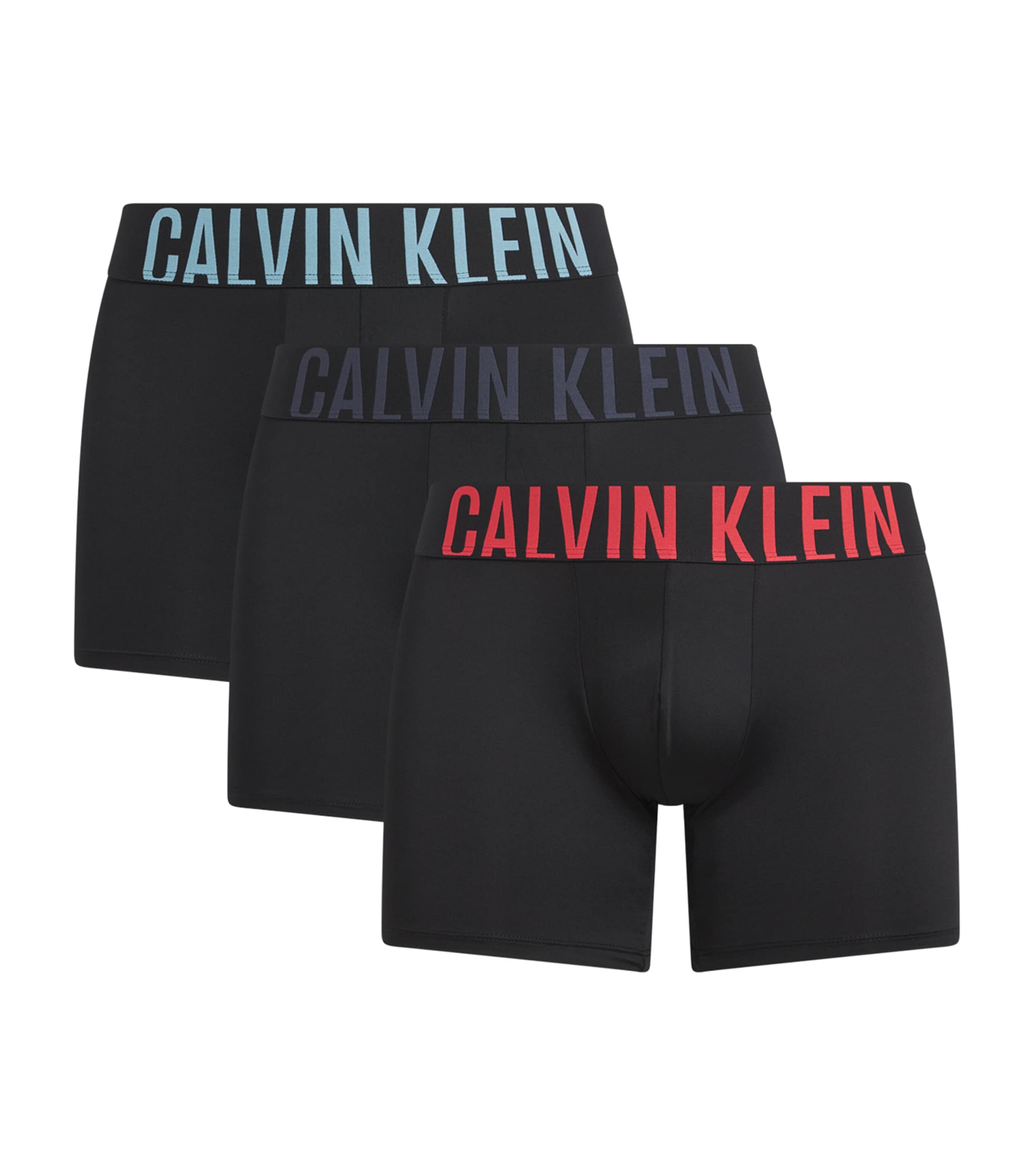 Calvin Klein Mens Cotton Stretch Intense Power Boxer Briefs (Pack of 3) Multi Image 1
