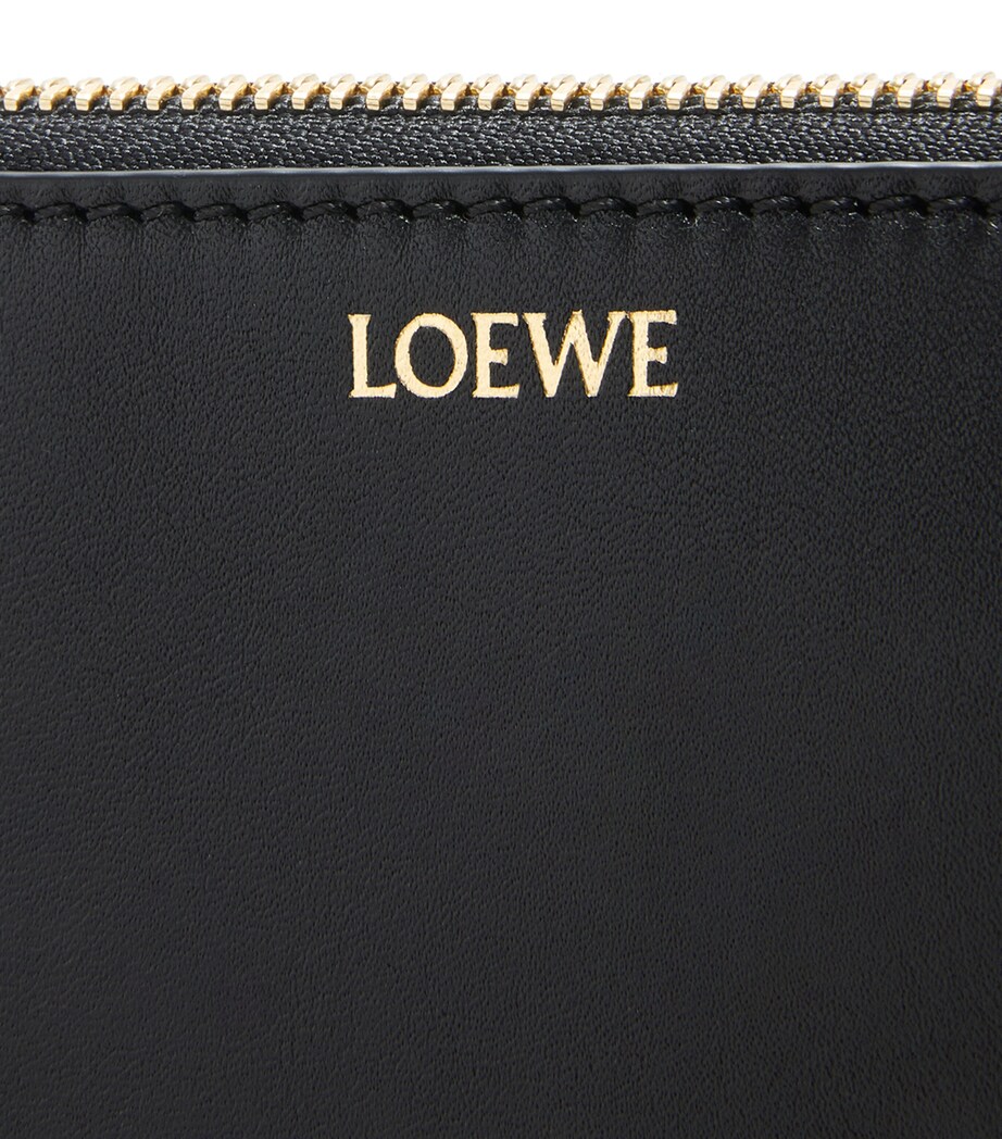 Leather Knot T Pouch BLACK/BRIGHT ORANGE Image 5