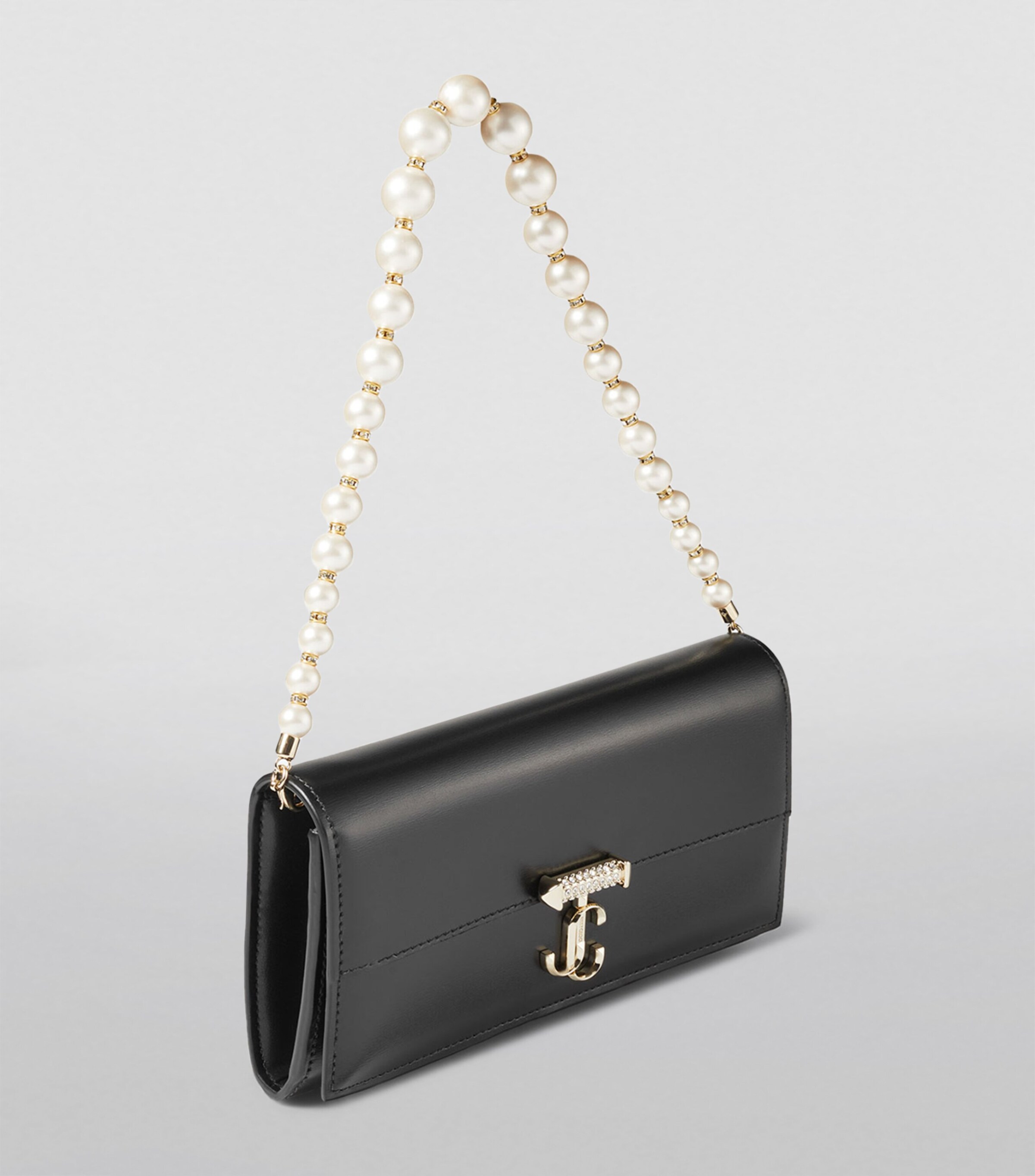 Jimmy Choo Multi Leather Avenue Chain Wallet | Harrods US