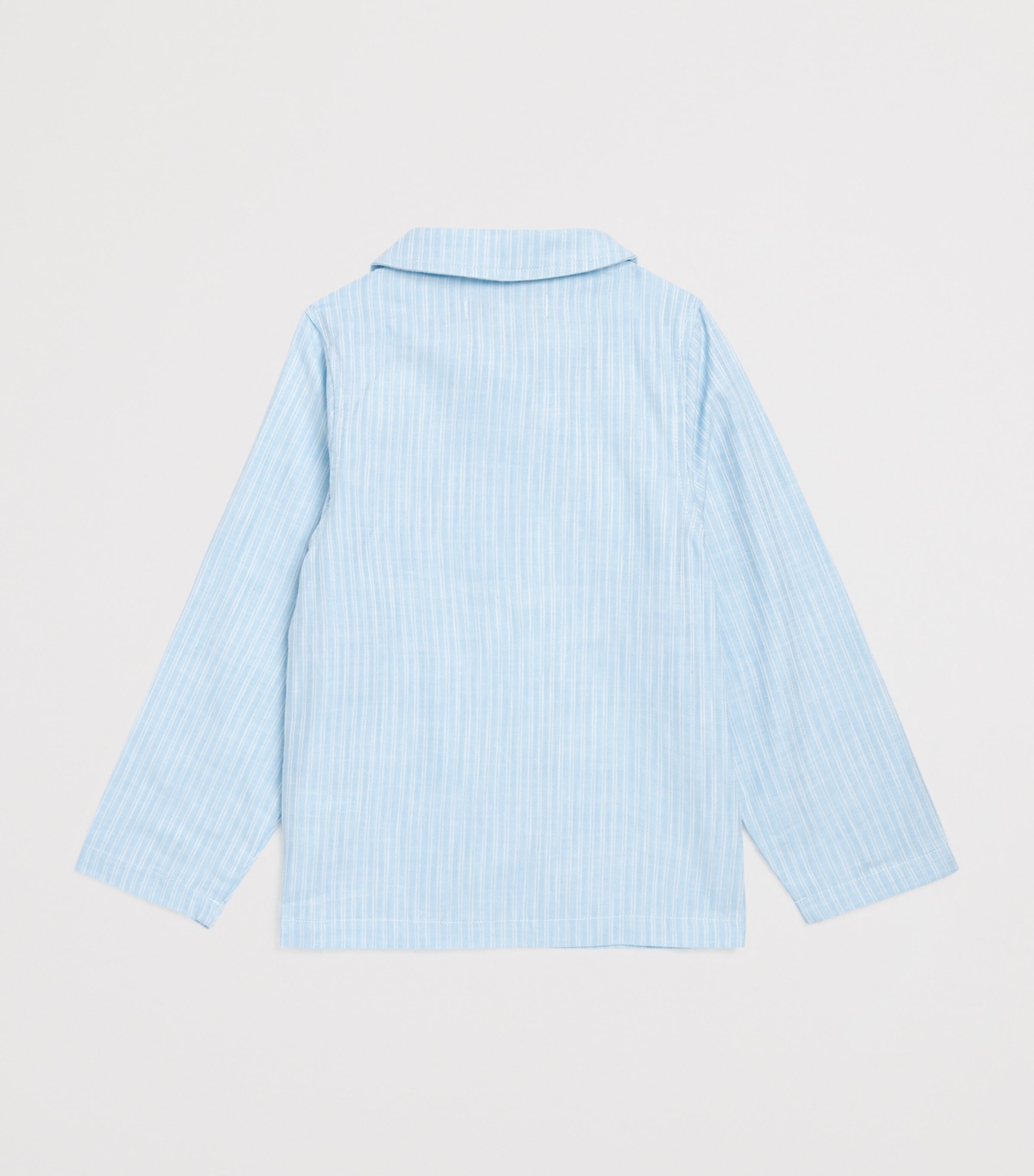 Cotton Stripe Shirt (5-12 Years) 44NUAGE Image 2