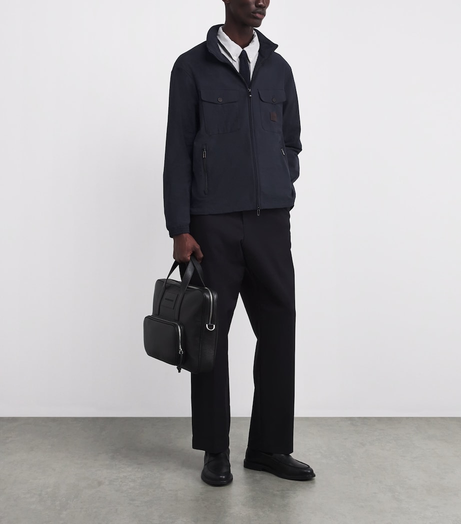 Technical Seersucker Field Jacket UB118 Image 2