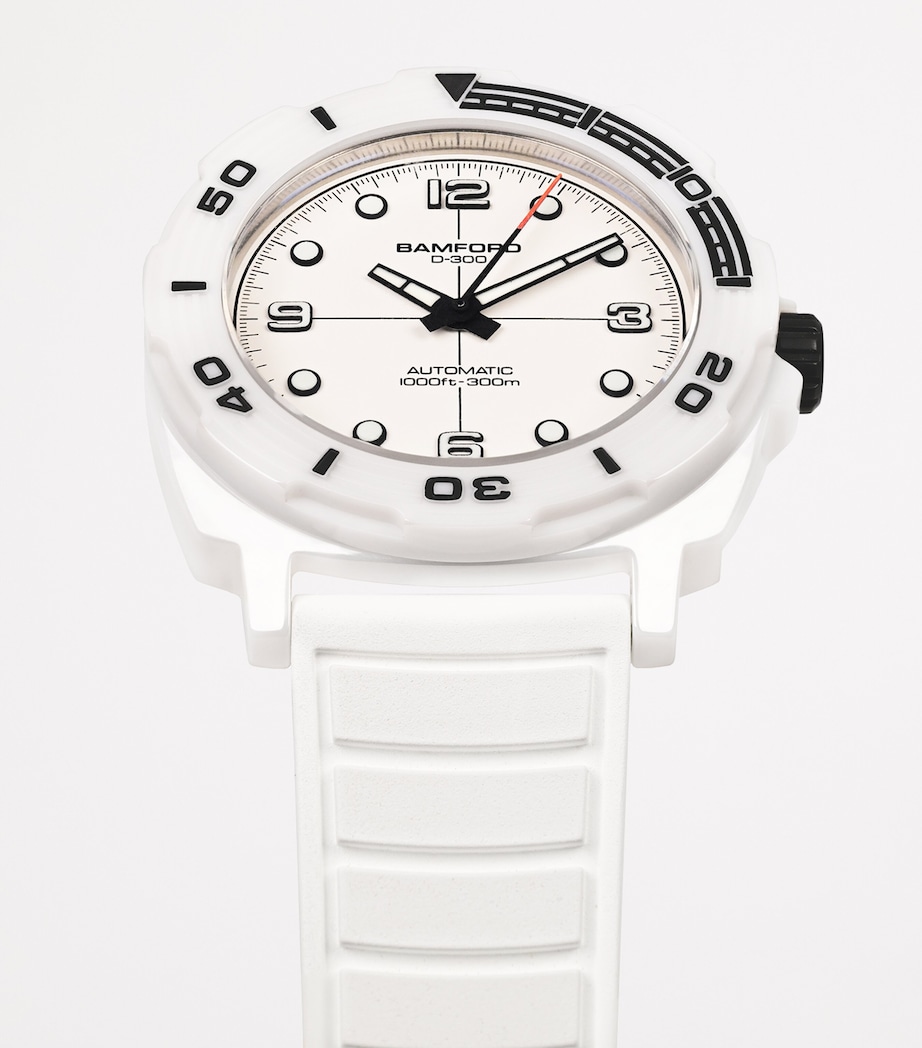 Ceramic D-300 Dive Watch 42mm WHITE Image 2
