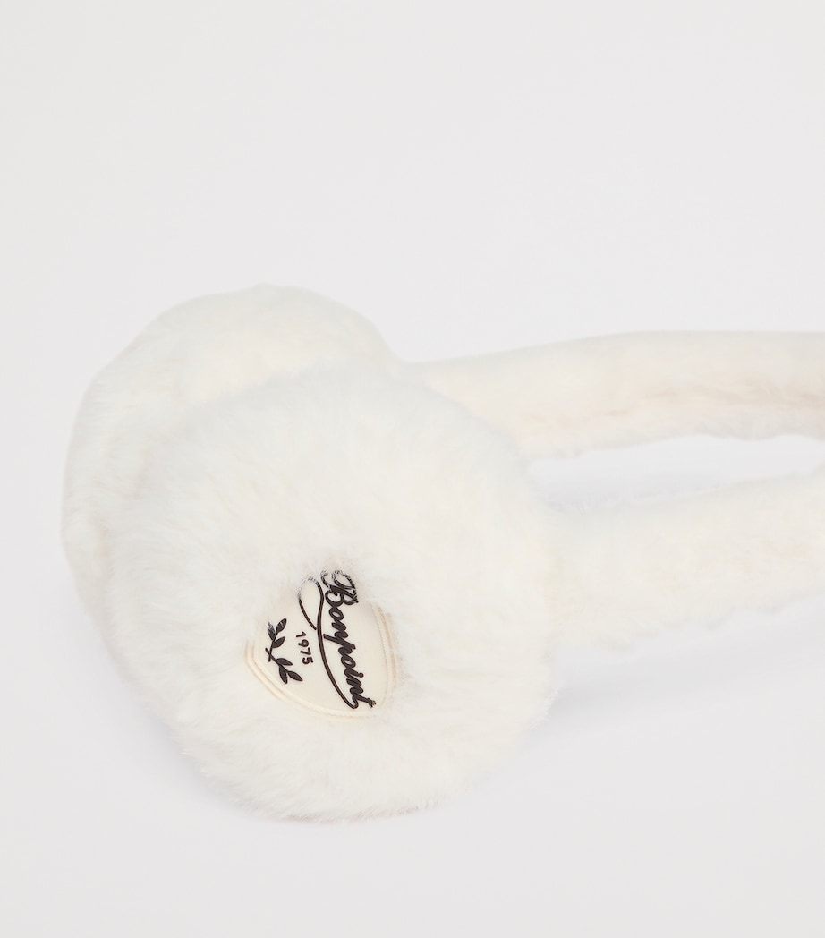 Faux Fur Doline Earmuffs BLANC LAIT Image 2