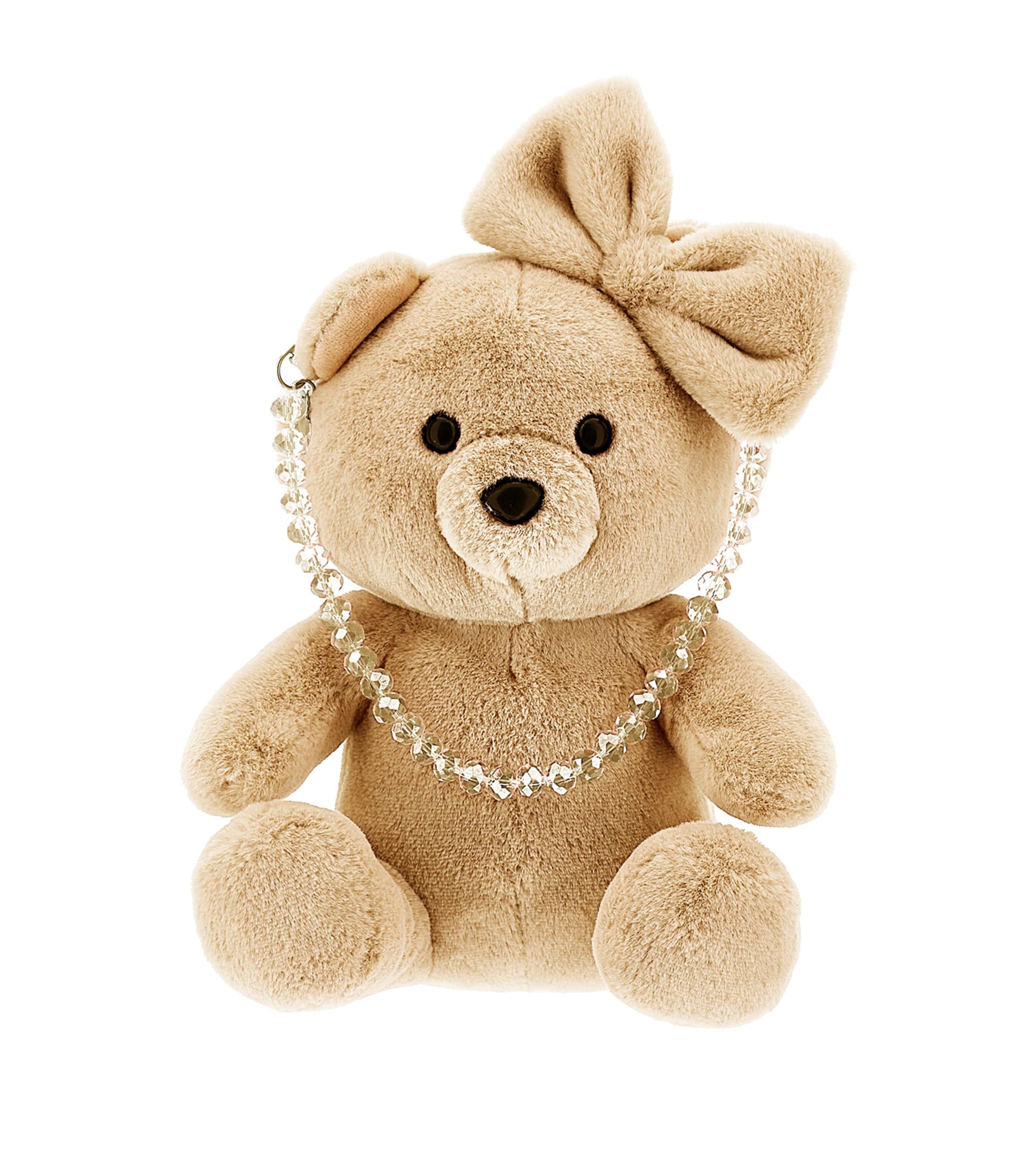 MONNALISA TEDDY BEAR TOP-HANDLE BAG 