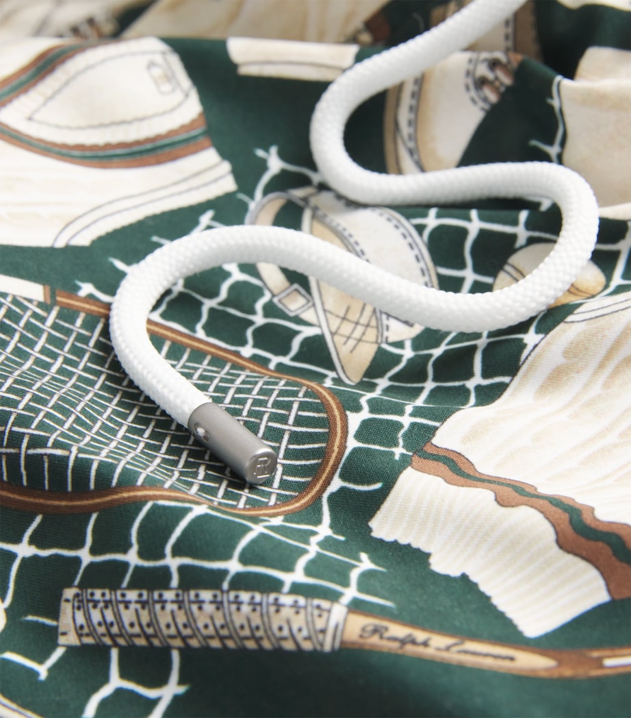 Tennis Print Amalfi Swim Shorts GREEN MULTI Image 5