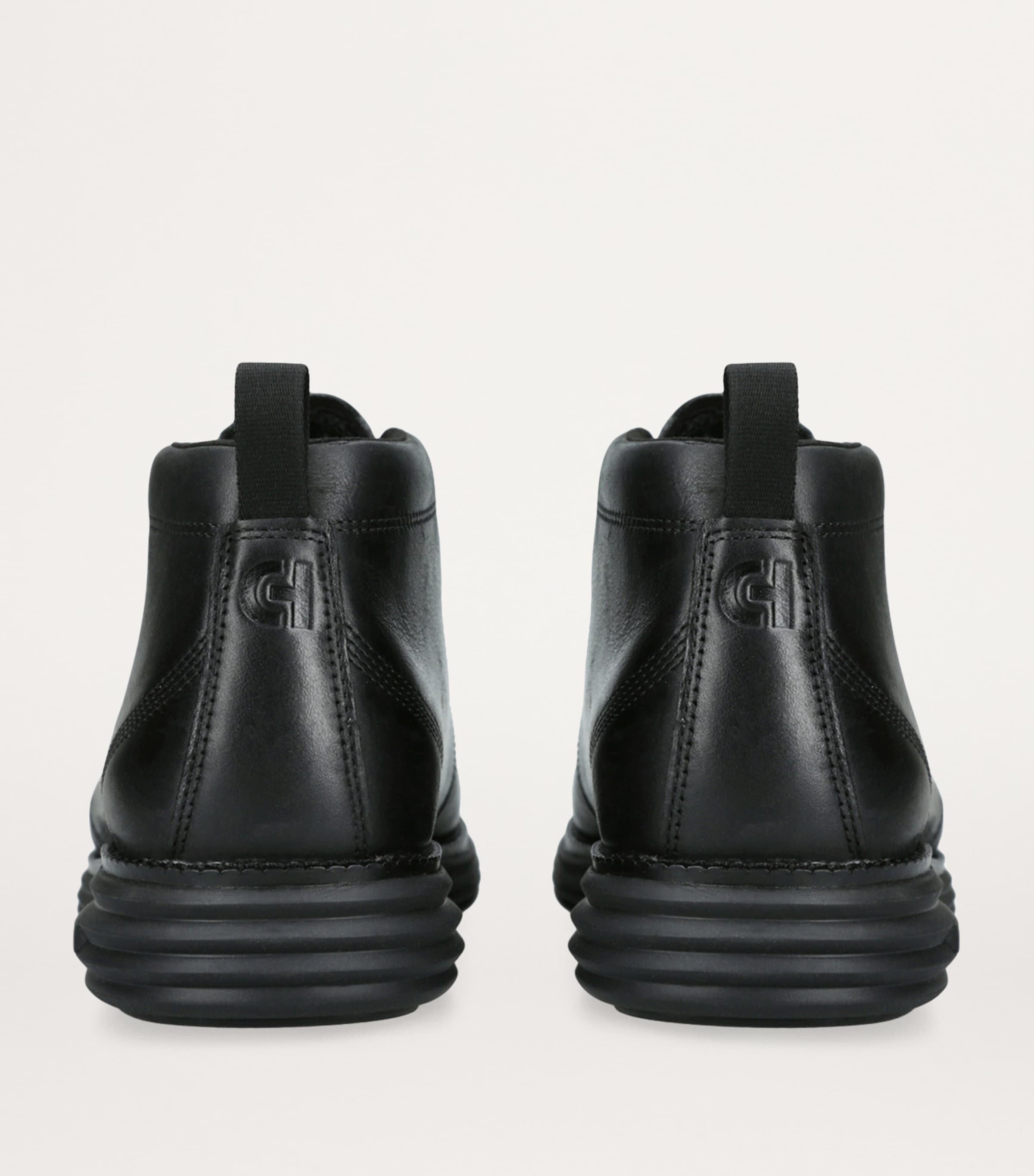 Leather ØriginalGrand Chukka Boots BLACK Image 2