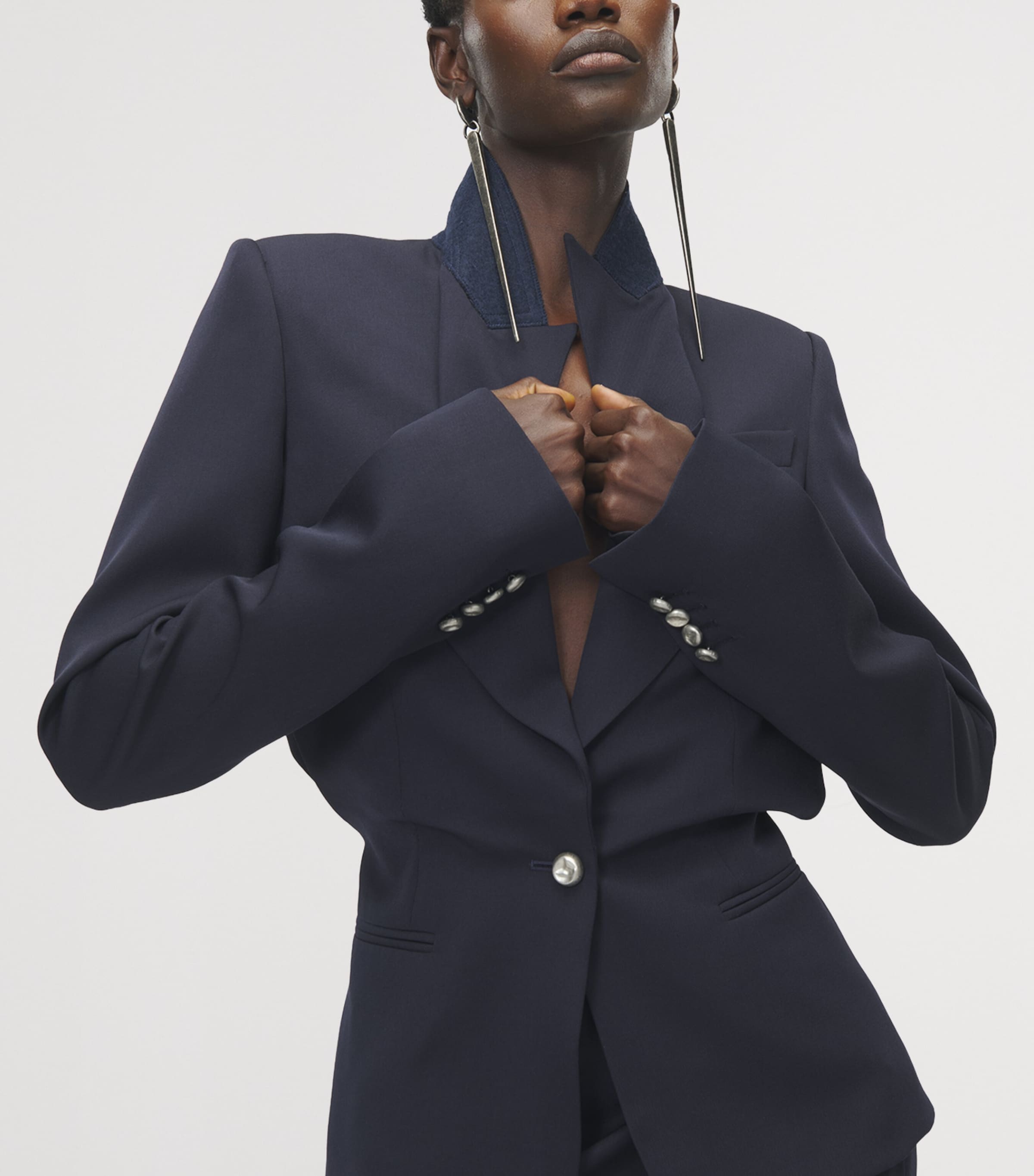 Wool Sculptural Blazer 4003 Image 5