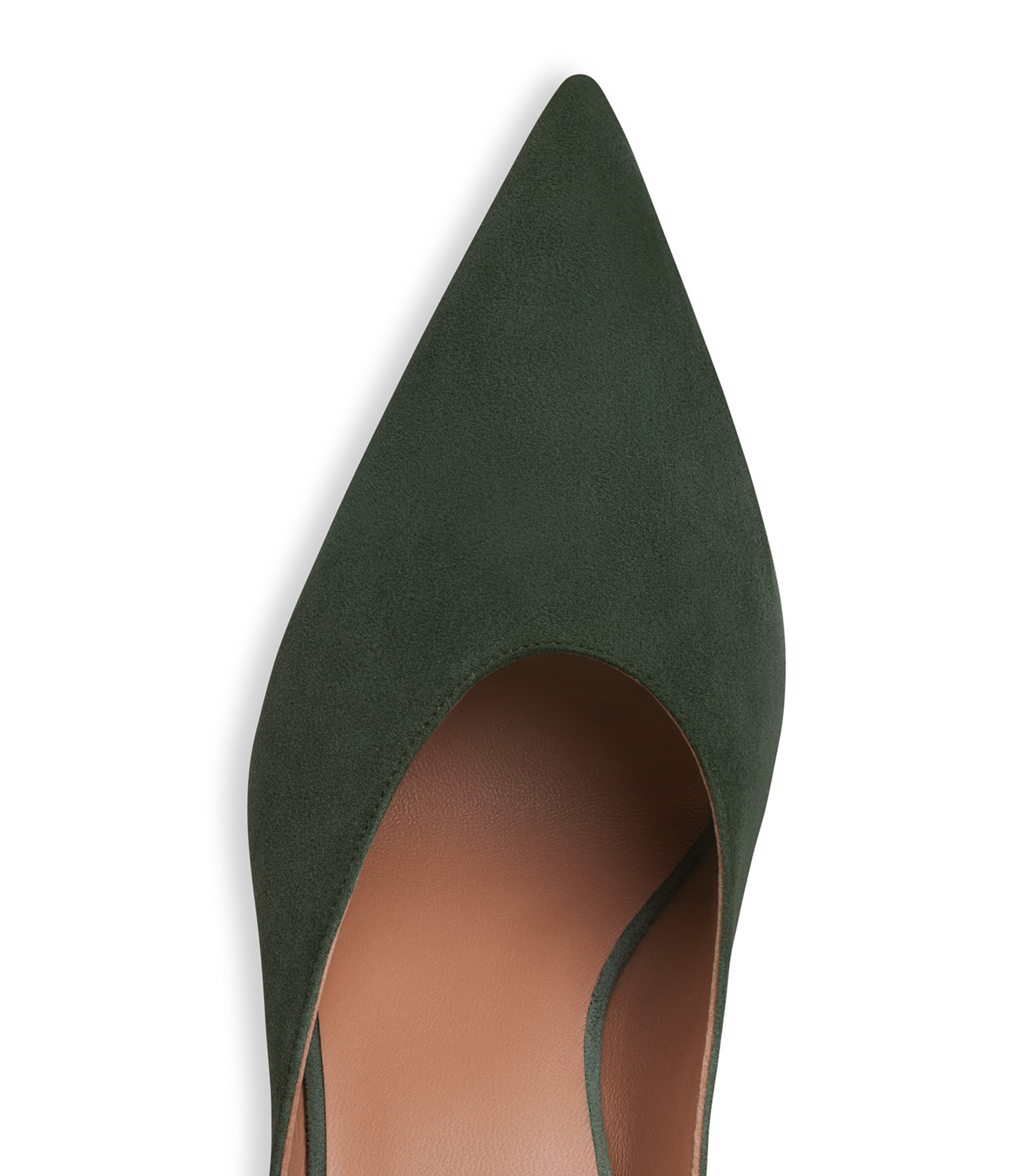 Alaïa Suede Cube Wedge Mules 75 Lichen Image 4