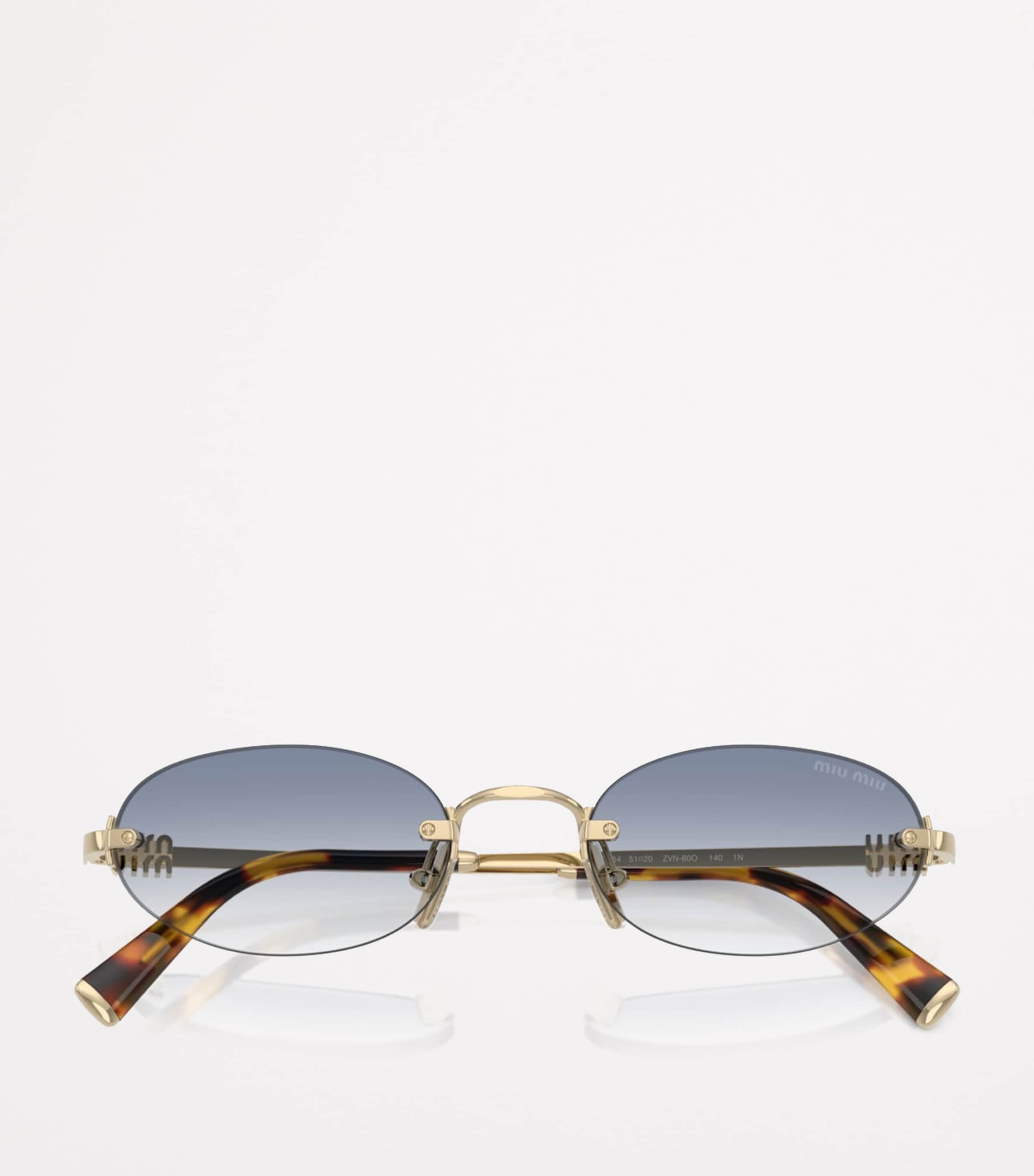 Metal Oval Sunglasses ZVN80O Image 4