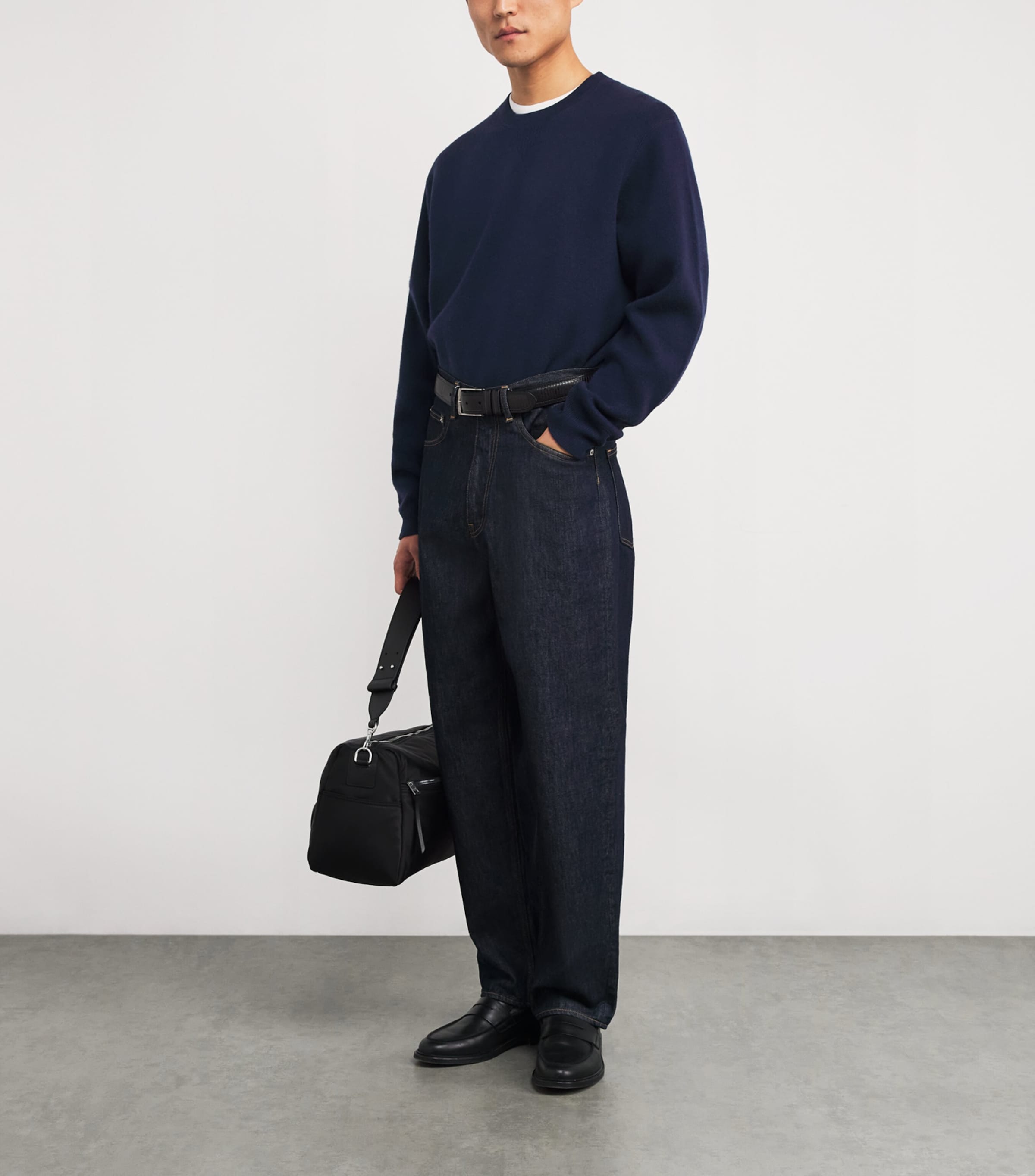 Cotton-Cashmere Sweater MIDNIGHT Image 2