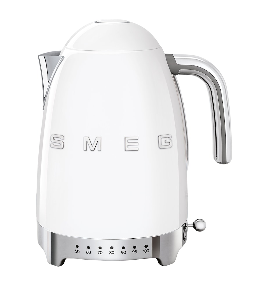 '50s Style Variable Temperature Control Kettle WHITE Image 1