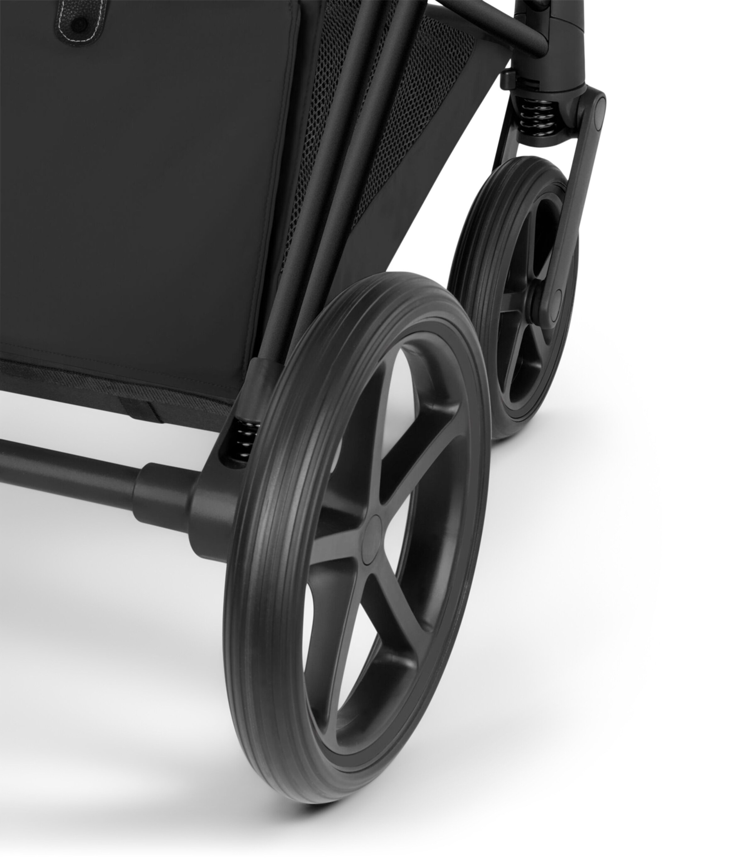 Cybex e-PRIAM Pushchair Frame - Platinum Style Collection Matt Black Image 2