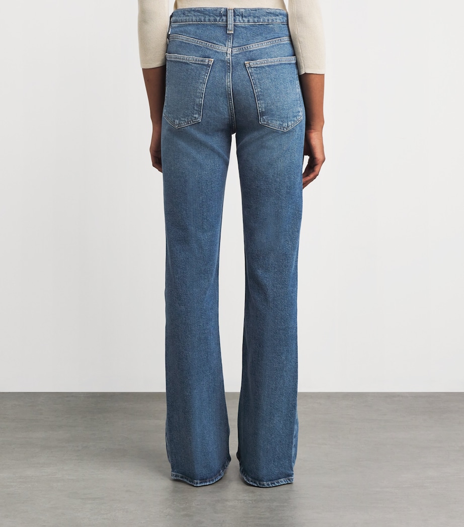 Mid-Rise Kick Bootcut Jeans CURVE Image 4