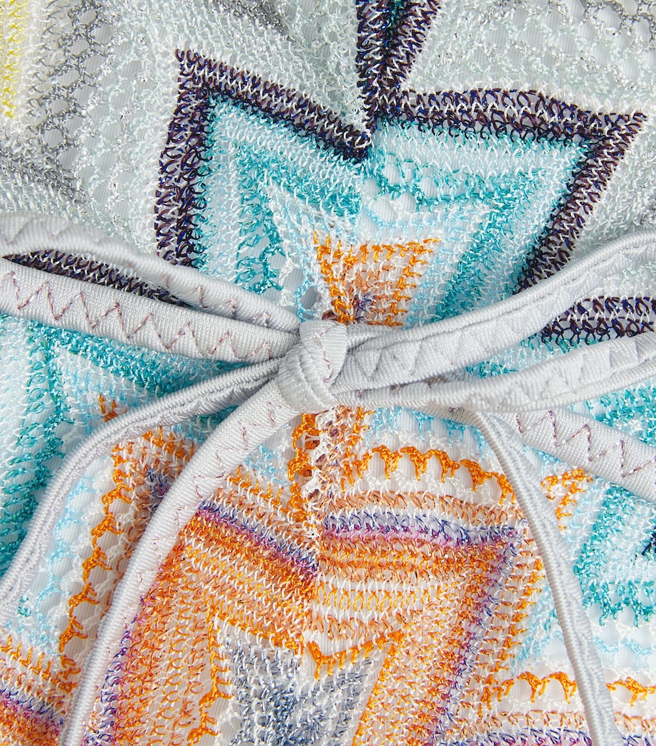 Missoni Womens Zigzag Plunge Swimsuit Smsor Multicolor Image 5