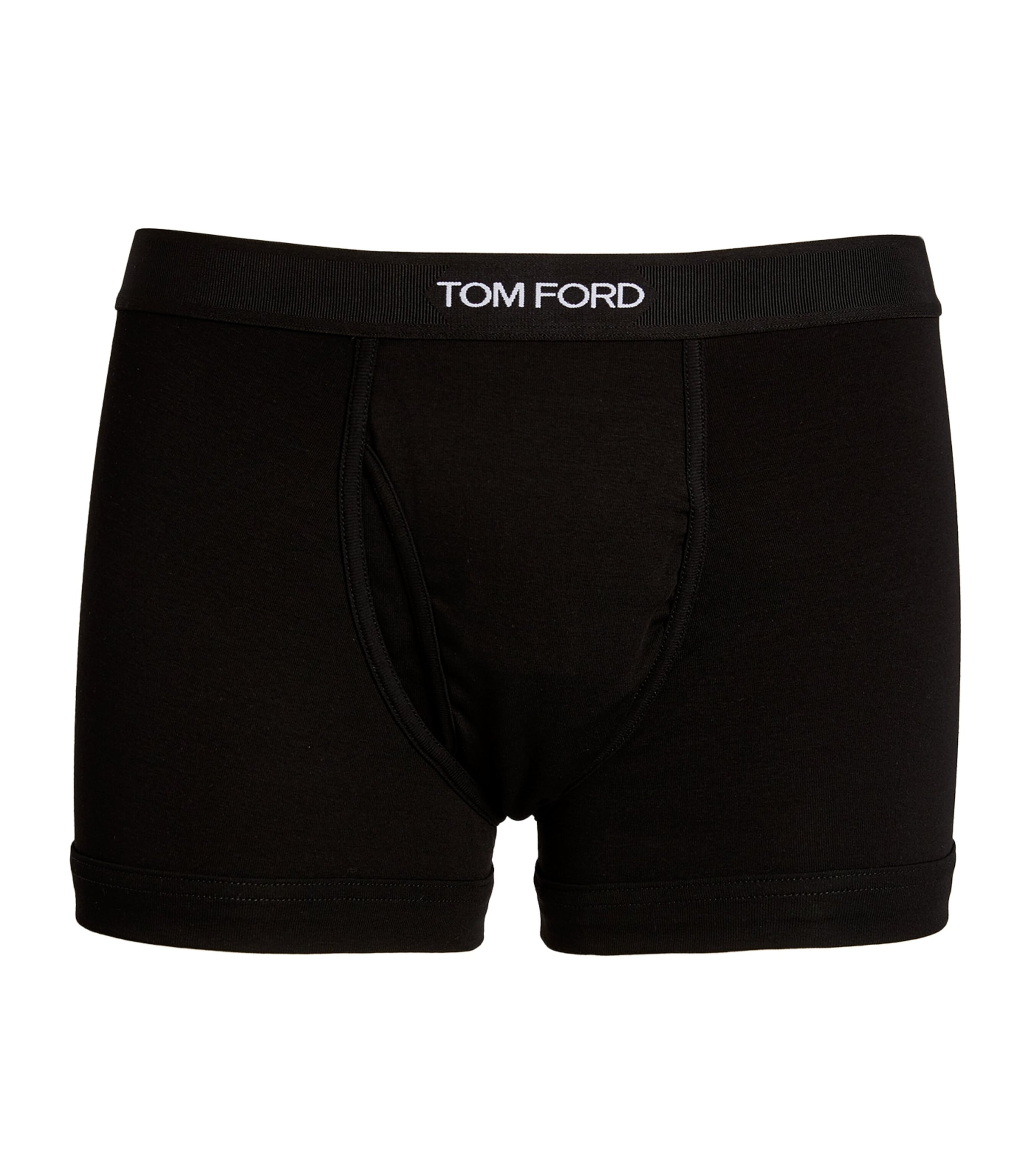 Stretch-Cotton Logo Boxers 002 BLACK Image 2