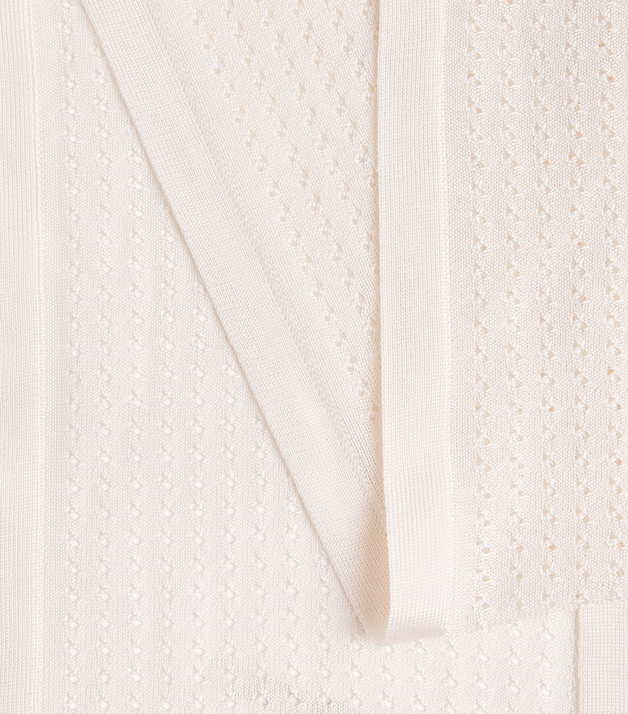 Eleventy Silk Scarf Bianco Image 4