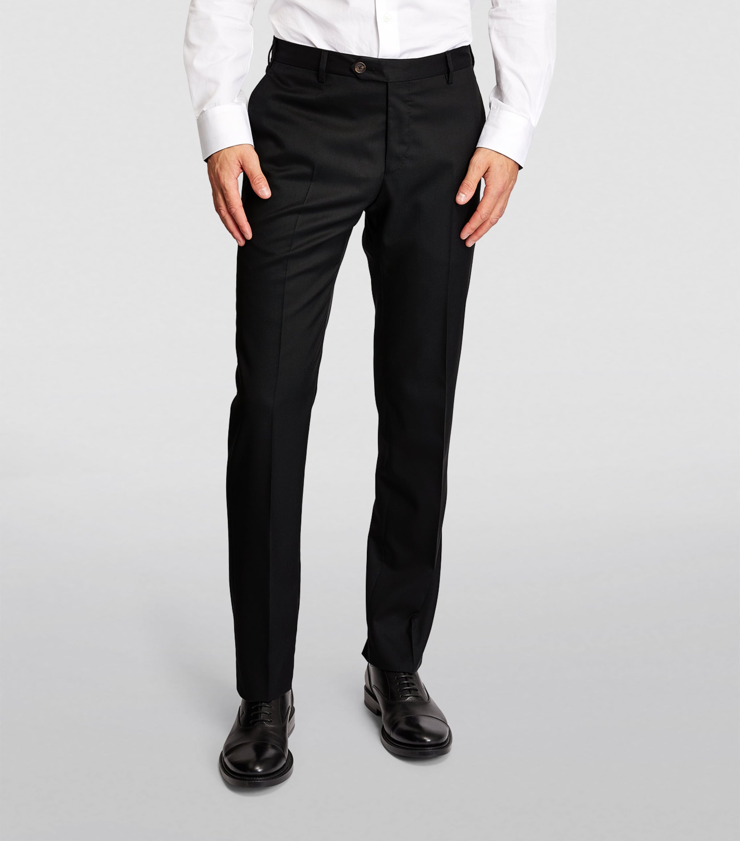 Wool 2-Piece Suit 20 BLACK Image 4