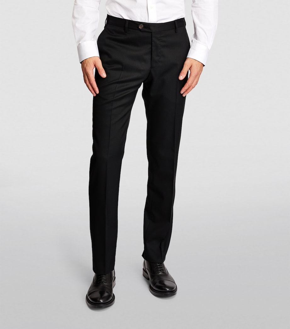 Wool 2-Piece Suit 20 BLACK Image 4