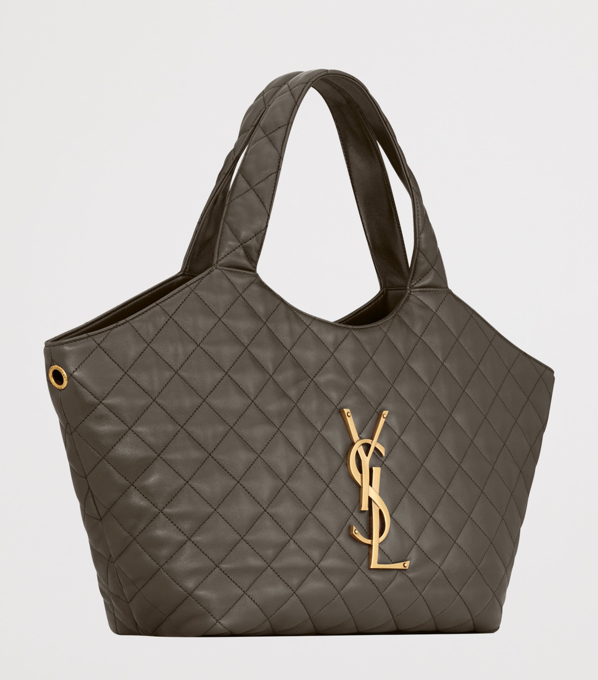 Saint Laurent Womens Medium Icare Quilted Tote Bag Image 3