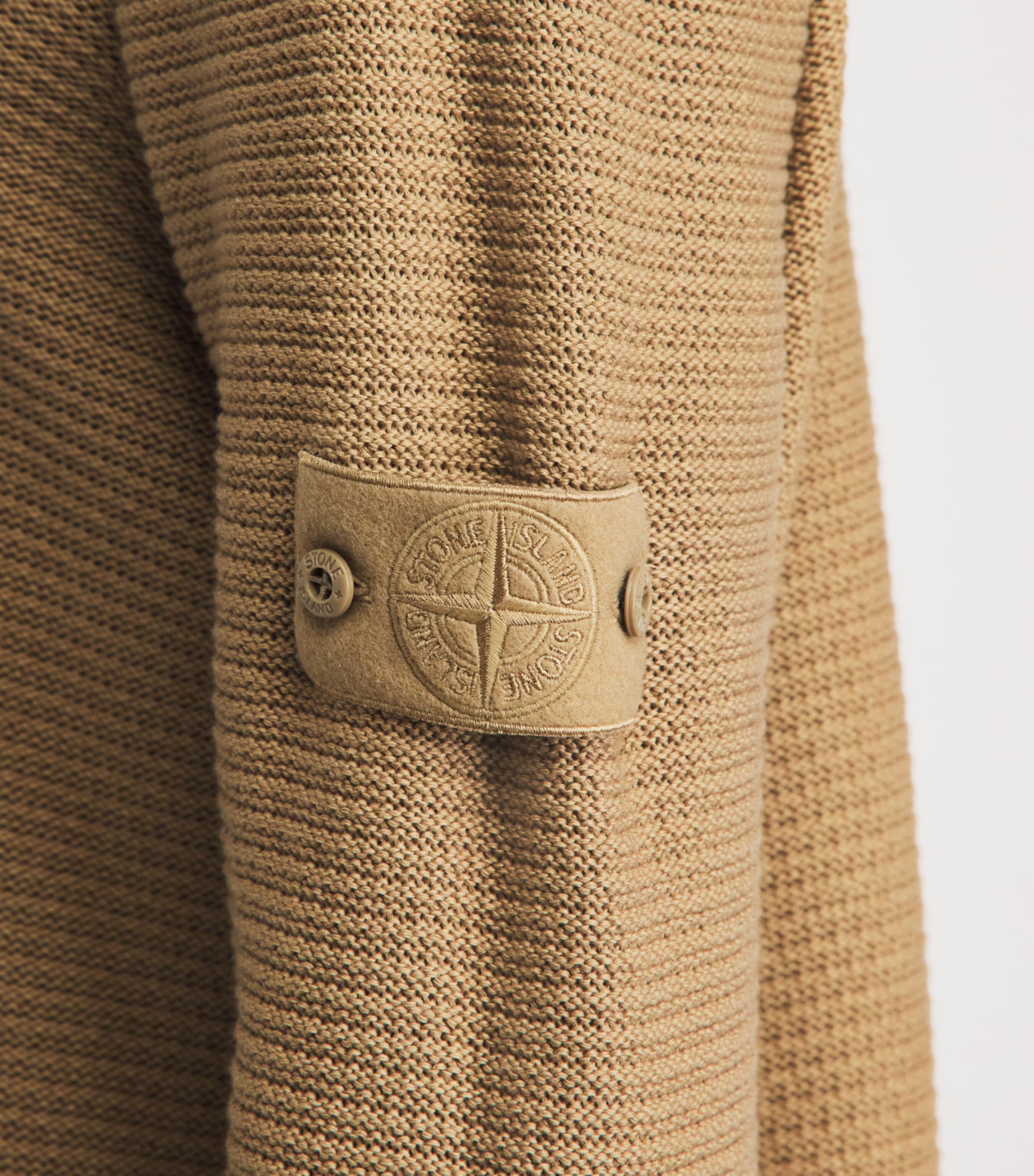 Stone Island Mens Cotton-Cashmere Ghost Sweater Image 3
