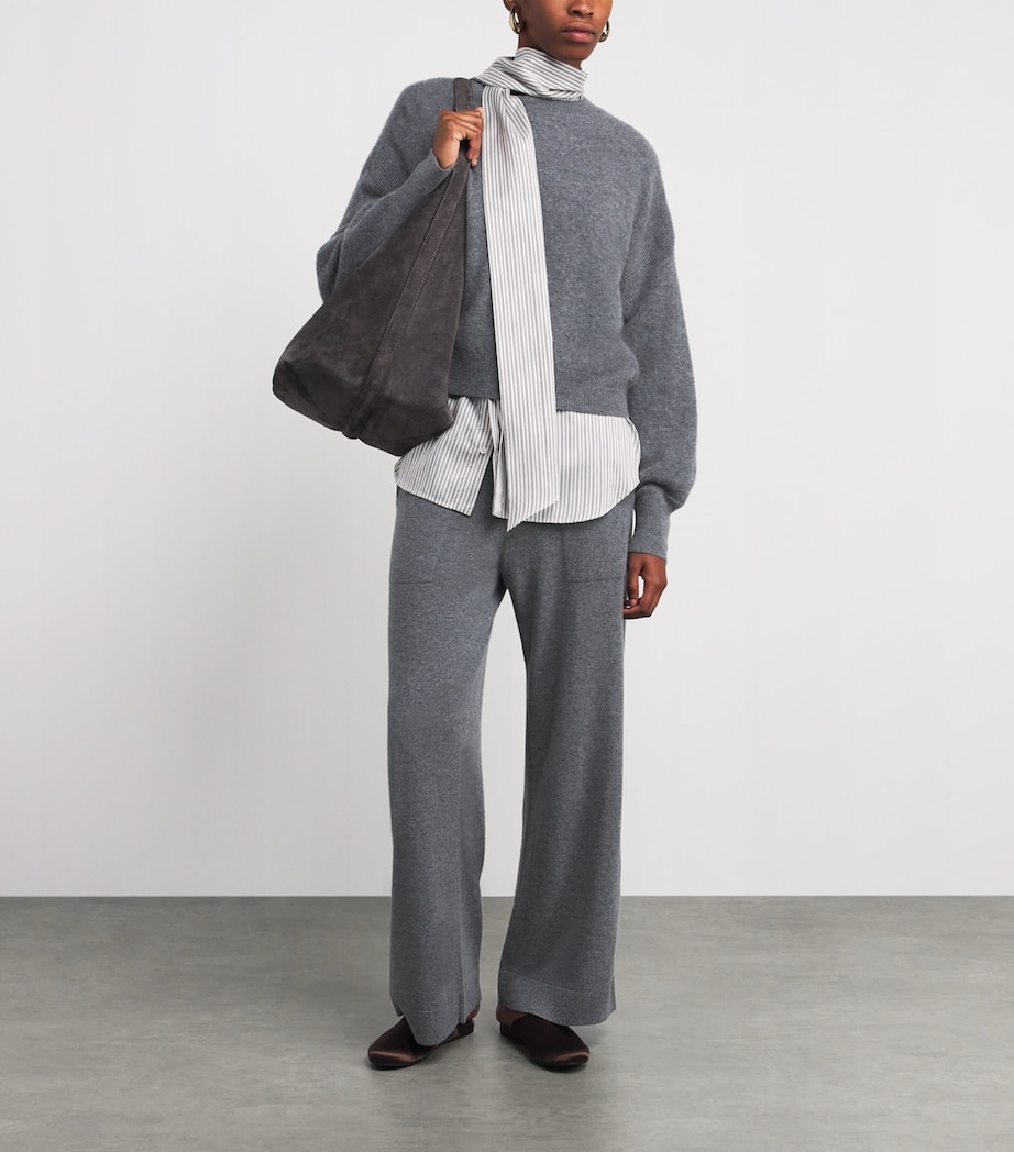 Organic Cashmere Modena Sweater MIDGREY Image 2
