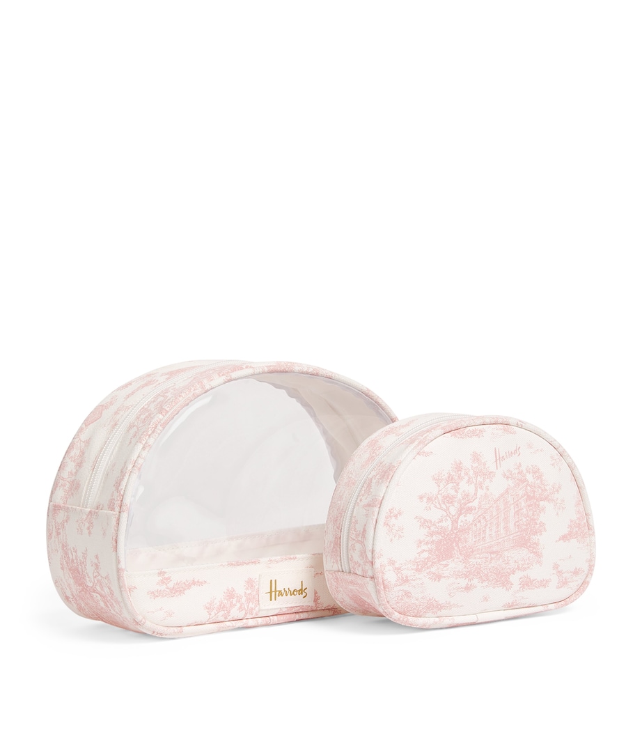 Toile Cosmetic Bag (Set of 2) PINK Image 2