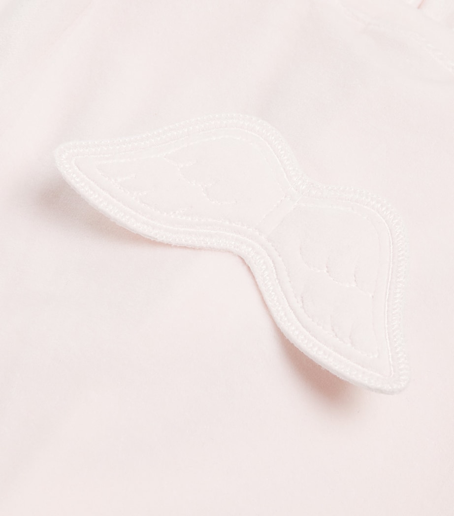 Velour Angel Wing All-In-One (0-18 Months) PINK Image 4