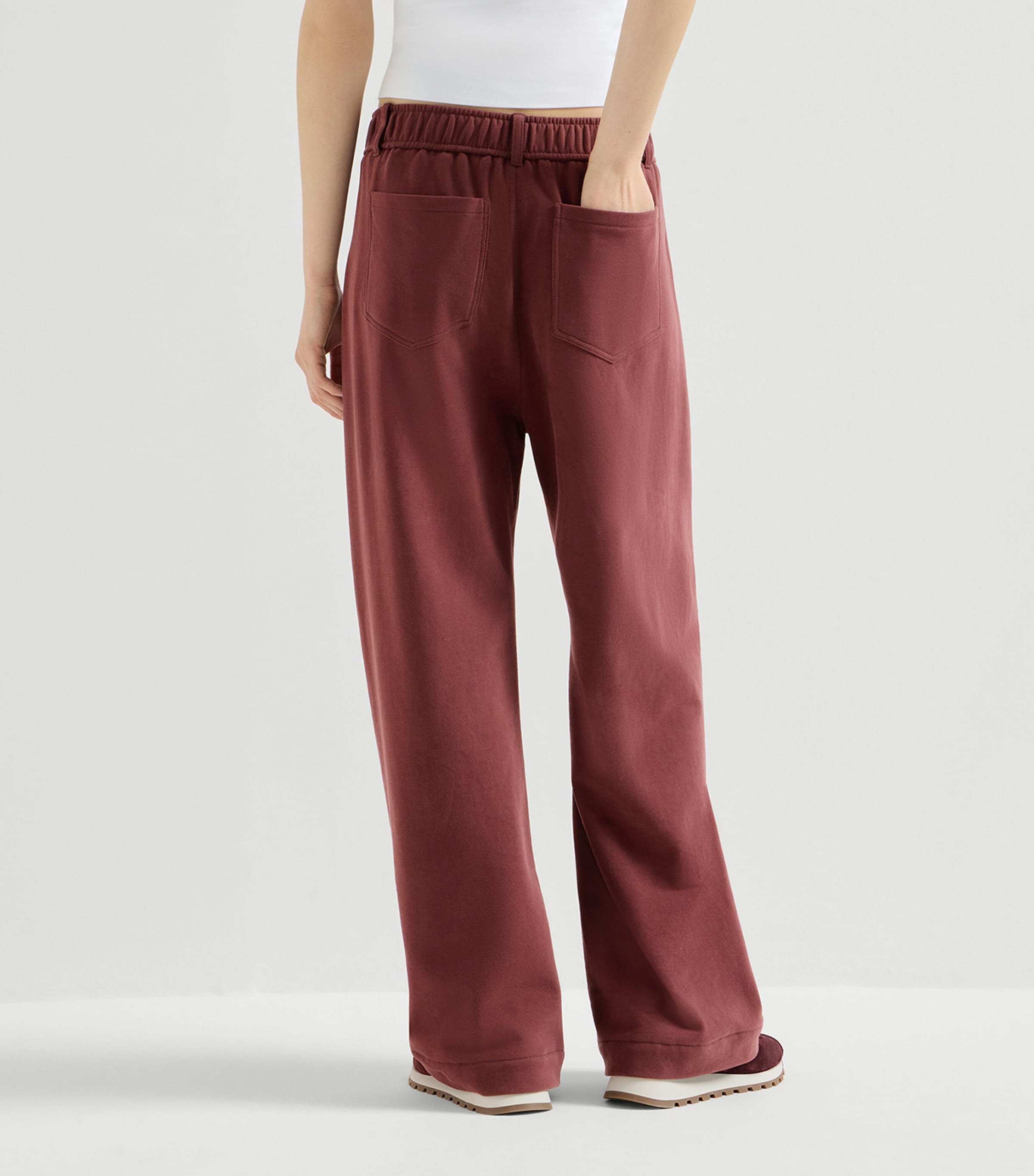 Brunello Cucinelli Womens French Terry Sweatpants Image 5