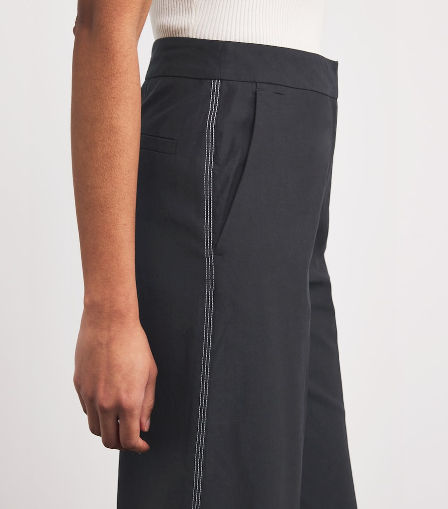 Straight Trousers BLACK Image 6