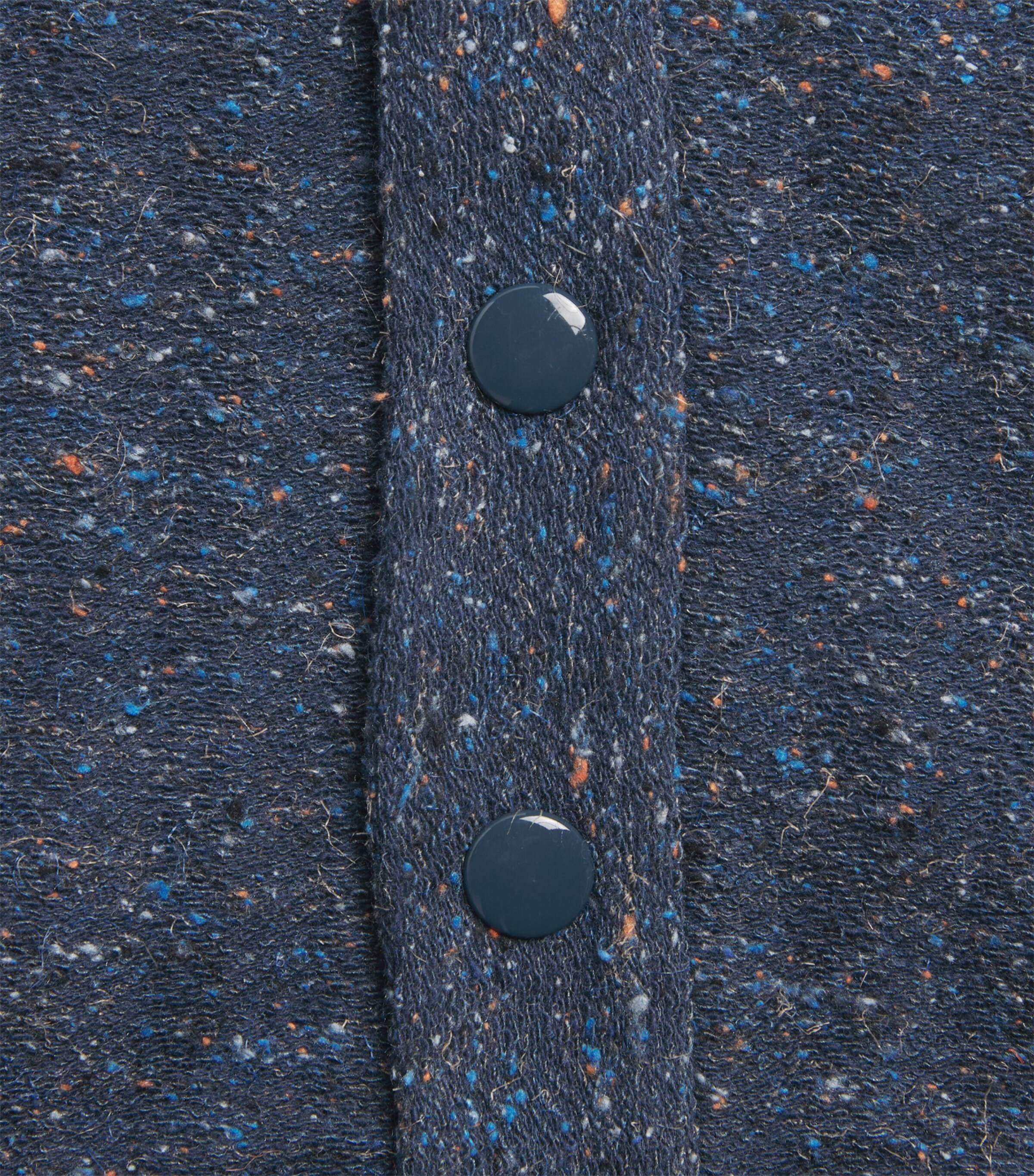 Monnalisa Cotton-Blend Button Cardigan (6 Months - 6 Years) Blu+multicolor Image 3