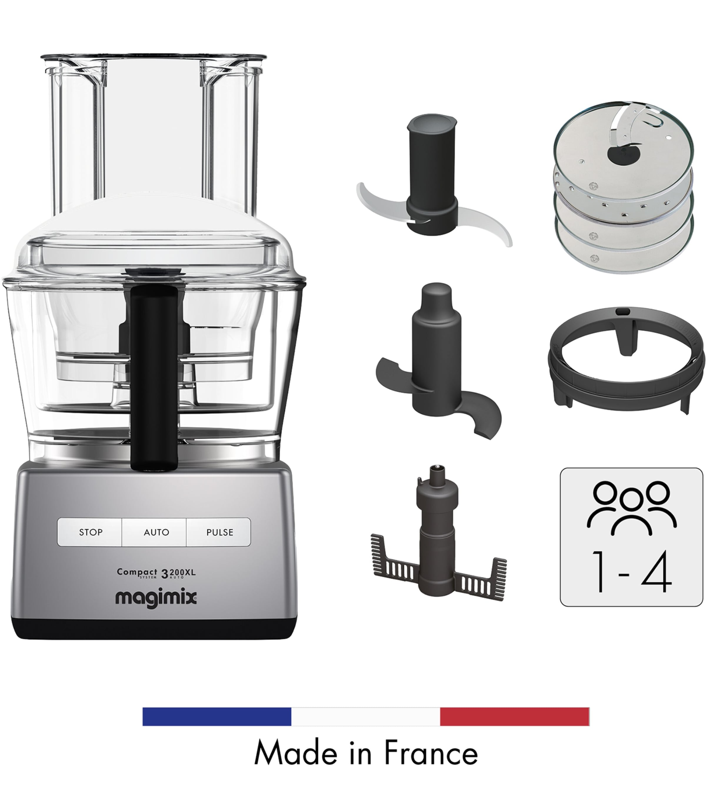 3200XL Food Processor (2.6L) SATIN Image 3