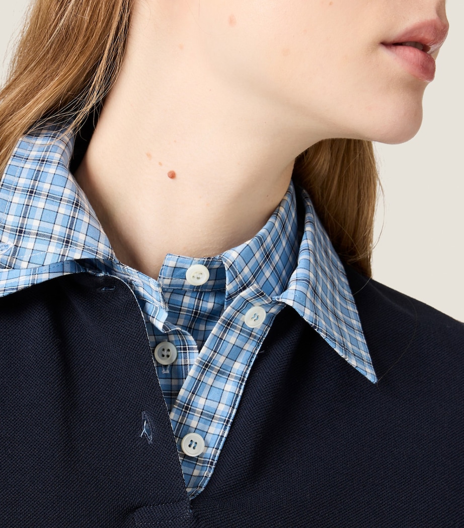 Cotton Poplin Check Shirt F0QY6 Image 5