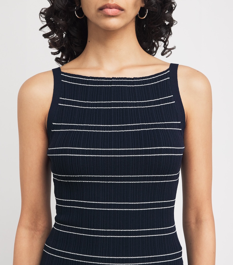 Stripe Yuelia Tank Top DARK INKBLUE/WHITE Image 6