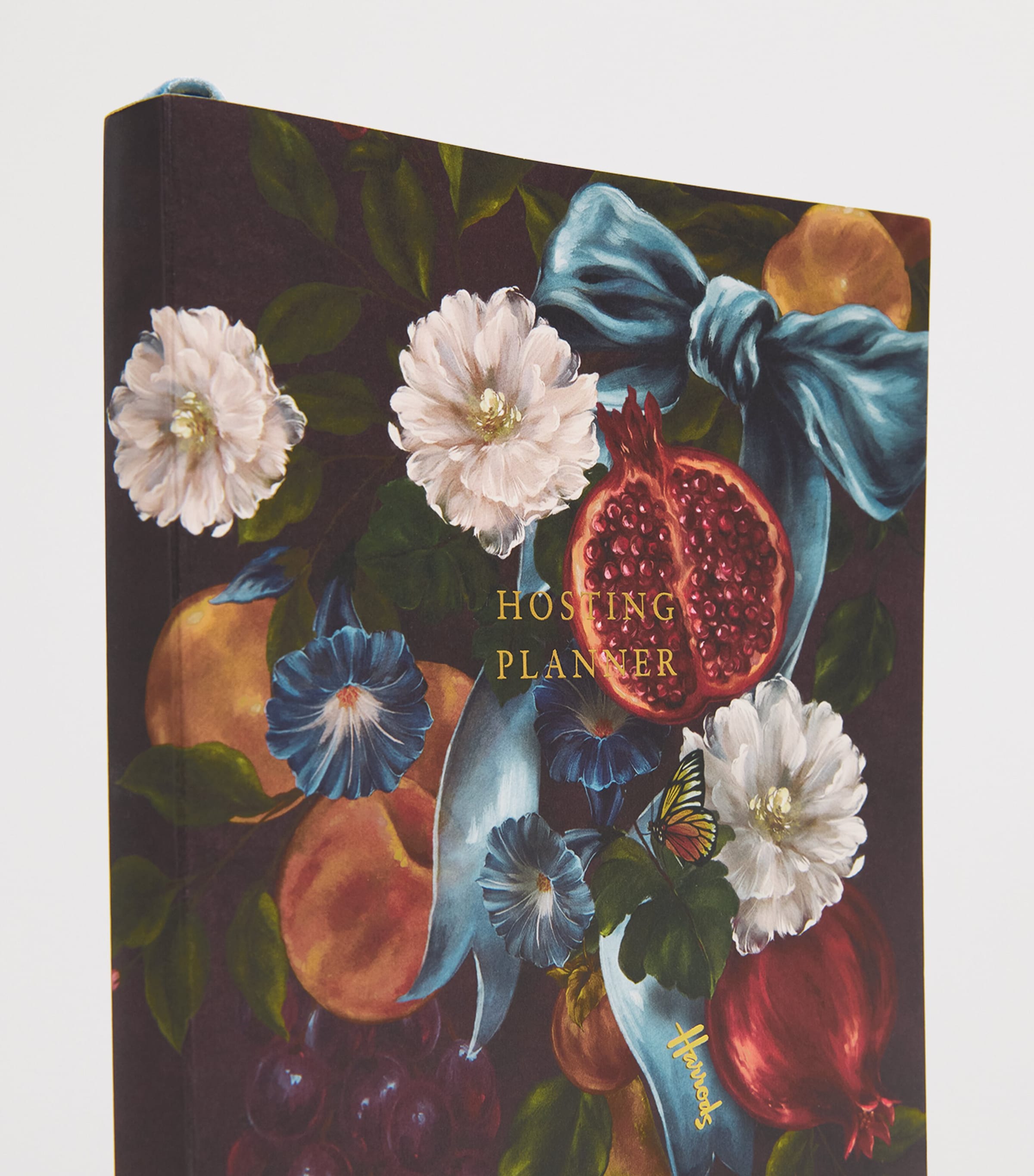 Harrods A5 Festive Hosting Planner Blue Image 3