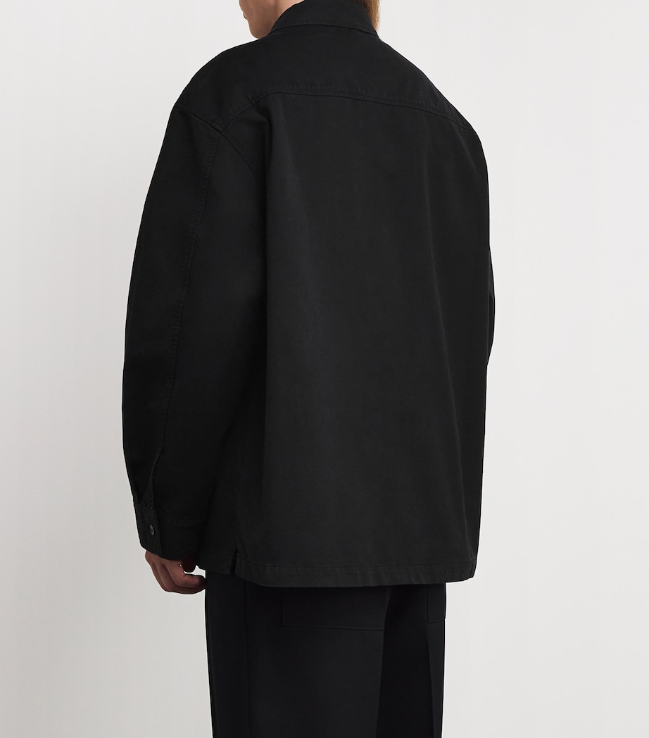 Cotton Rhode Overshirt BLACK Image 4