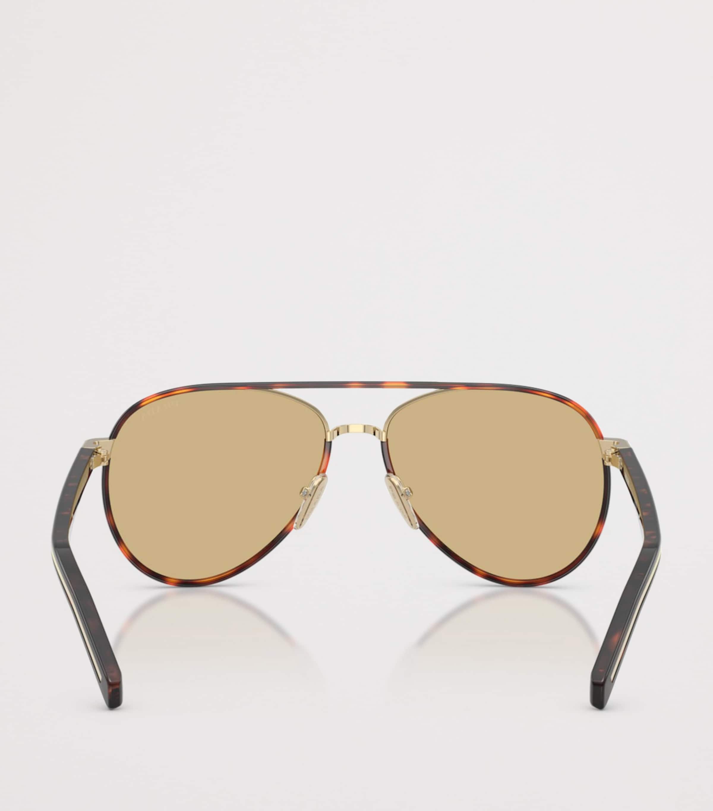 Prada B57S  Pilot Sunglasses Gold Image 4