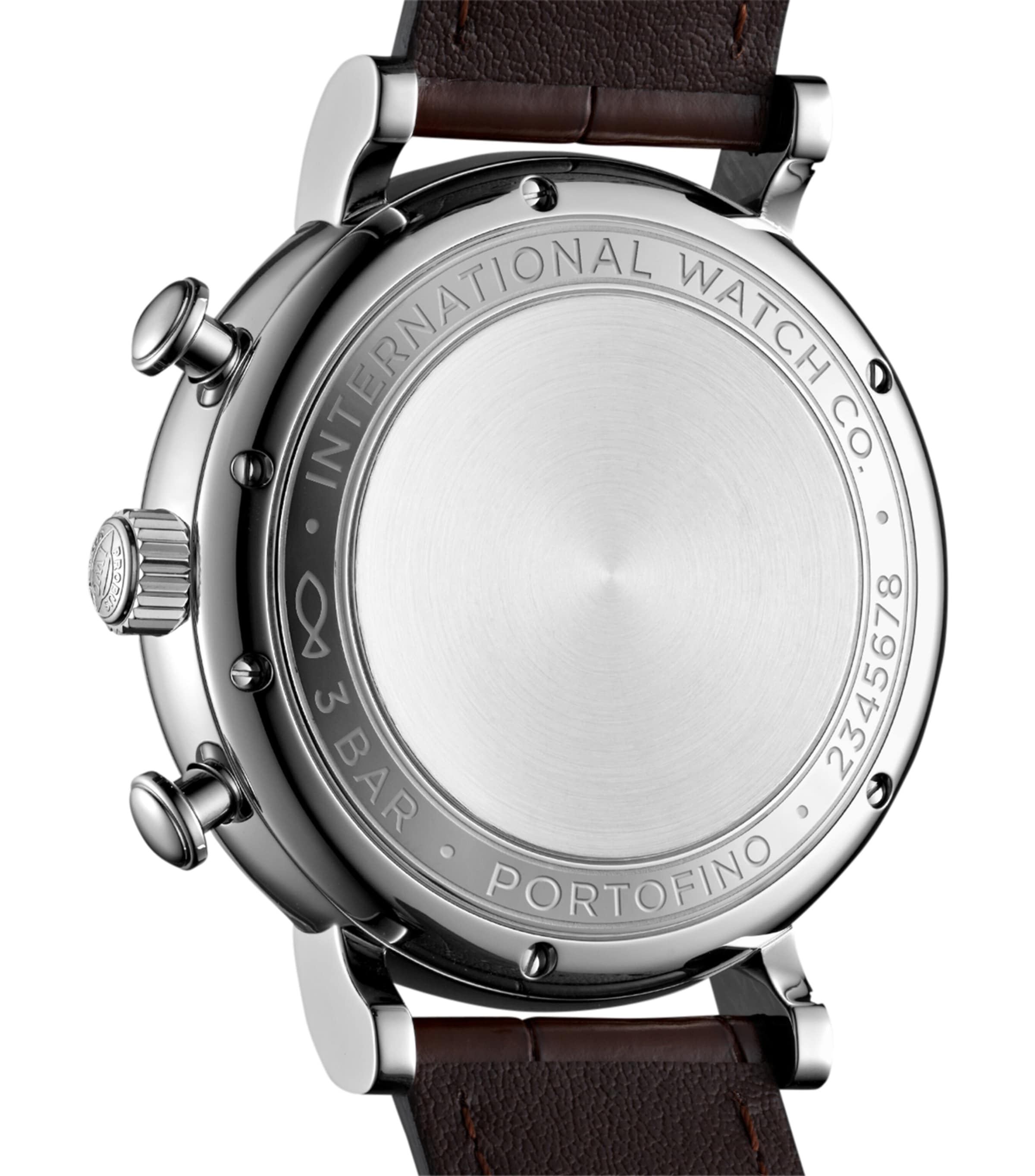 Stainless Steel Portofino Chronograph Watch 42mm SILVER Image 4