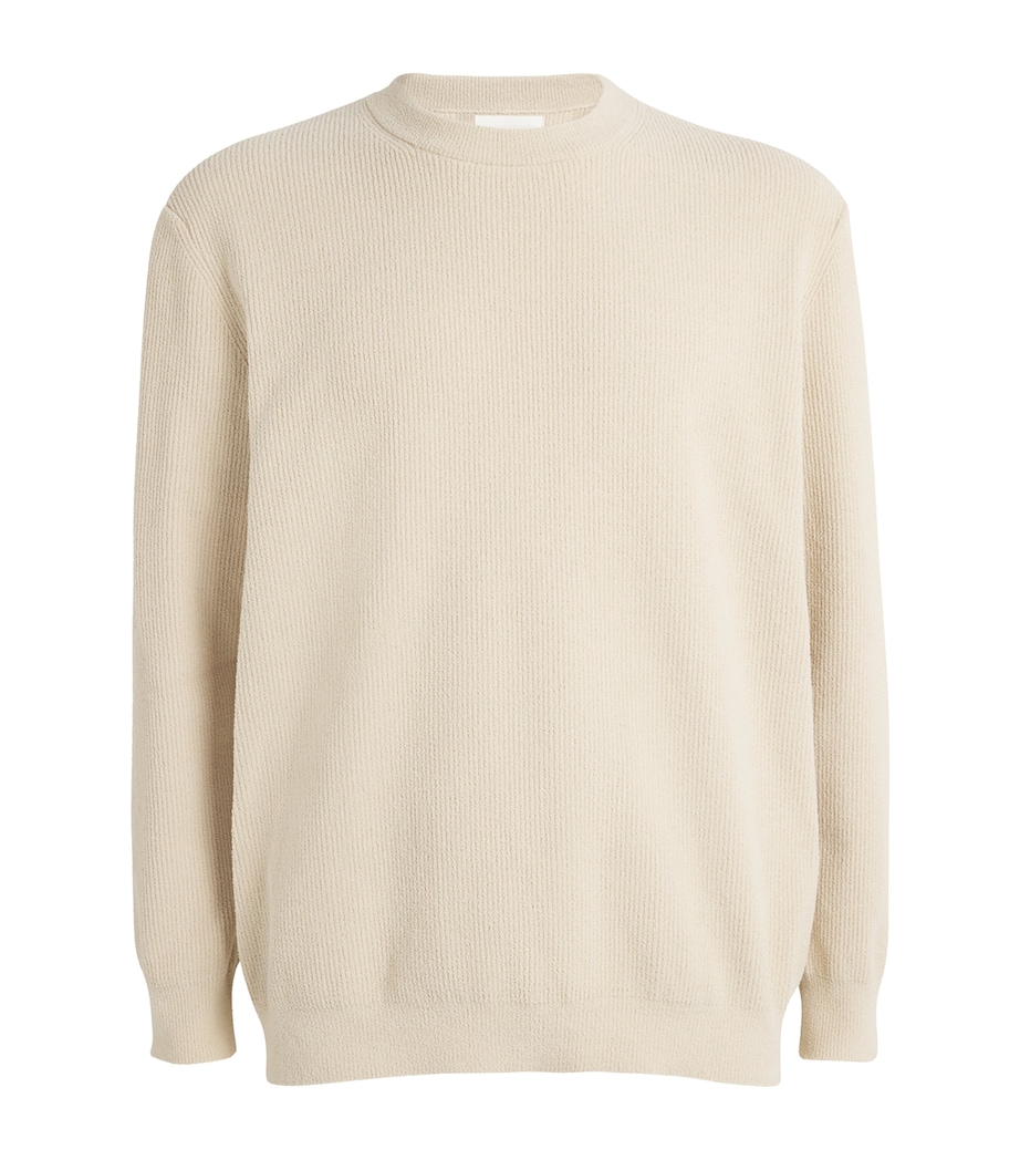 NN07 Mens Cotton Jacobo Sweater Ecru Image 1